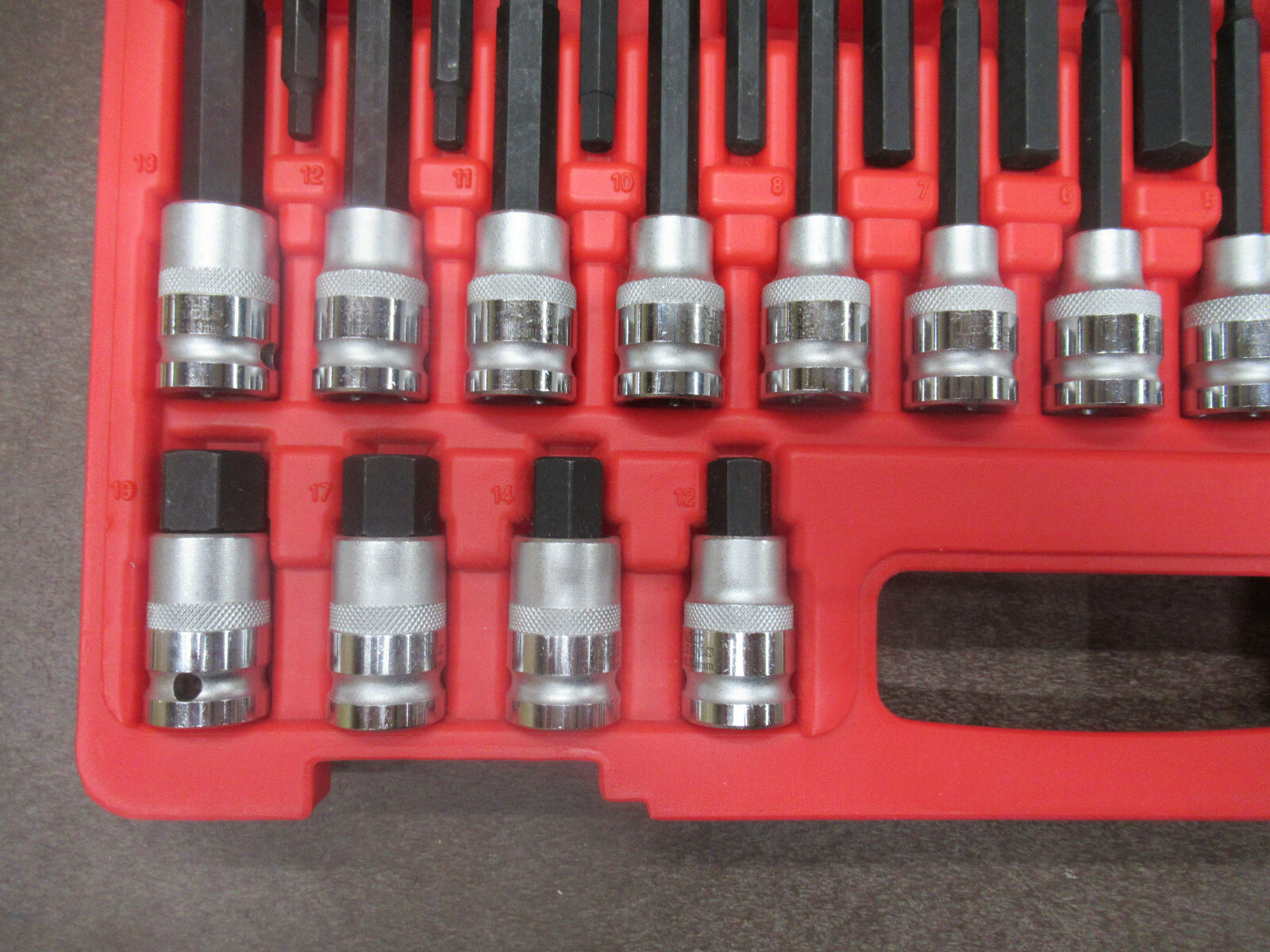 T&E TOOLS T3001 30pc.1/2″Dr. IN-HEX SOCKETS UPC: 9322159730012