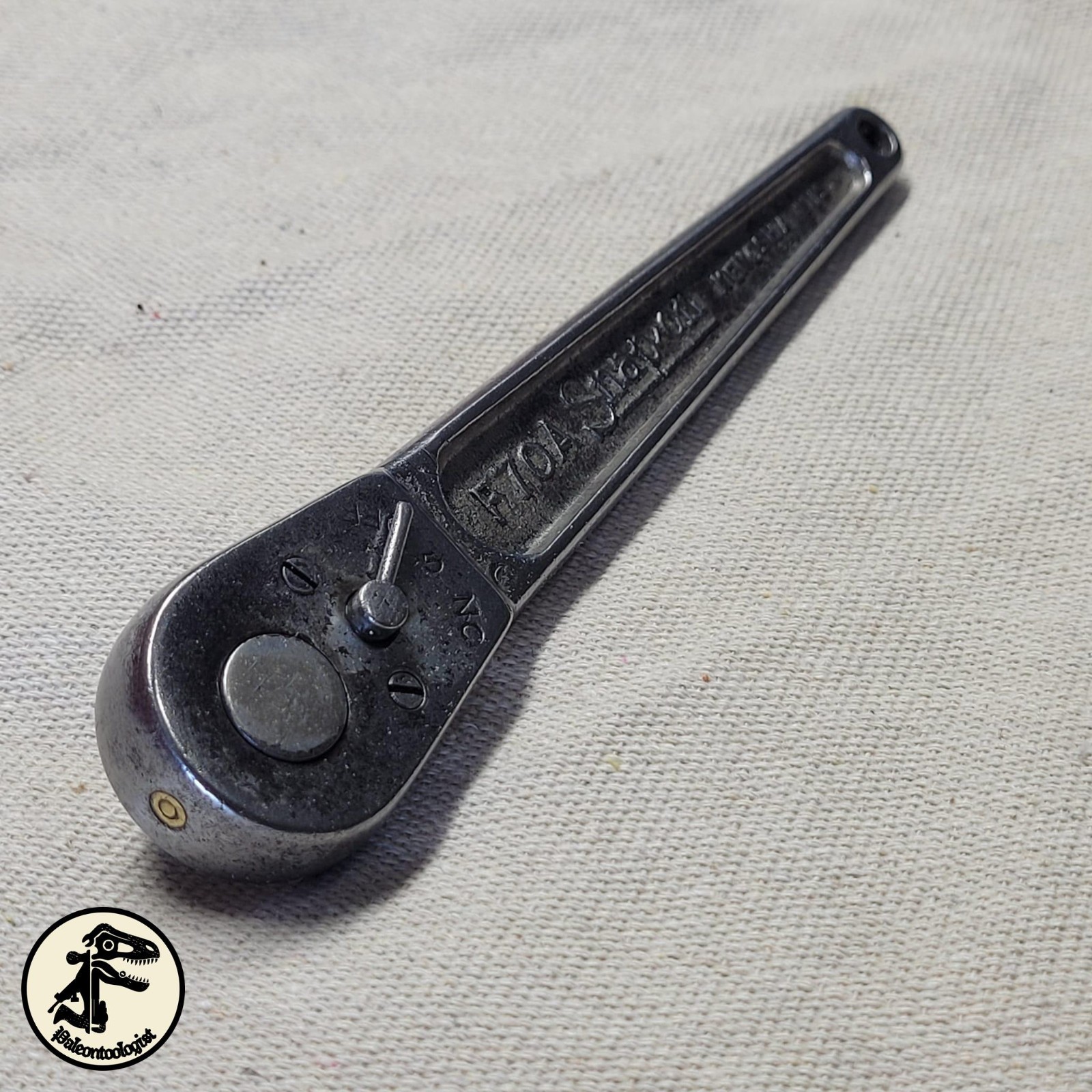 Snap On F70A 3/8” Ratchet With Needle Shift Lever – 1935 Vintage – VERY GOOD