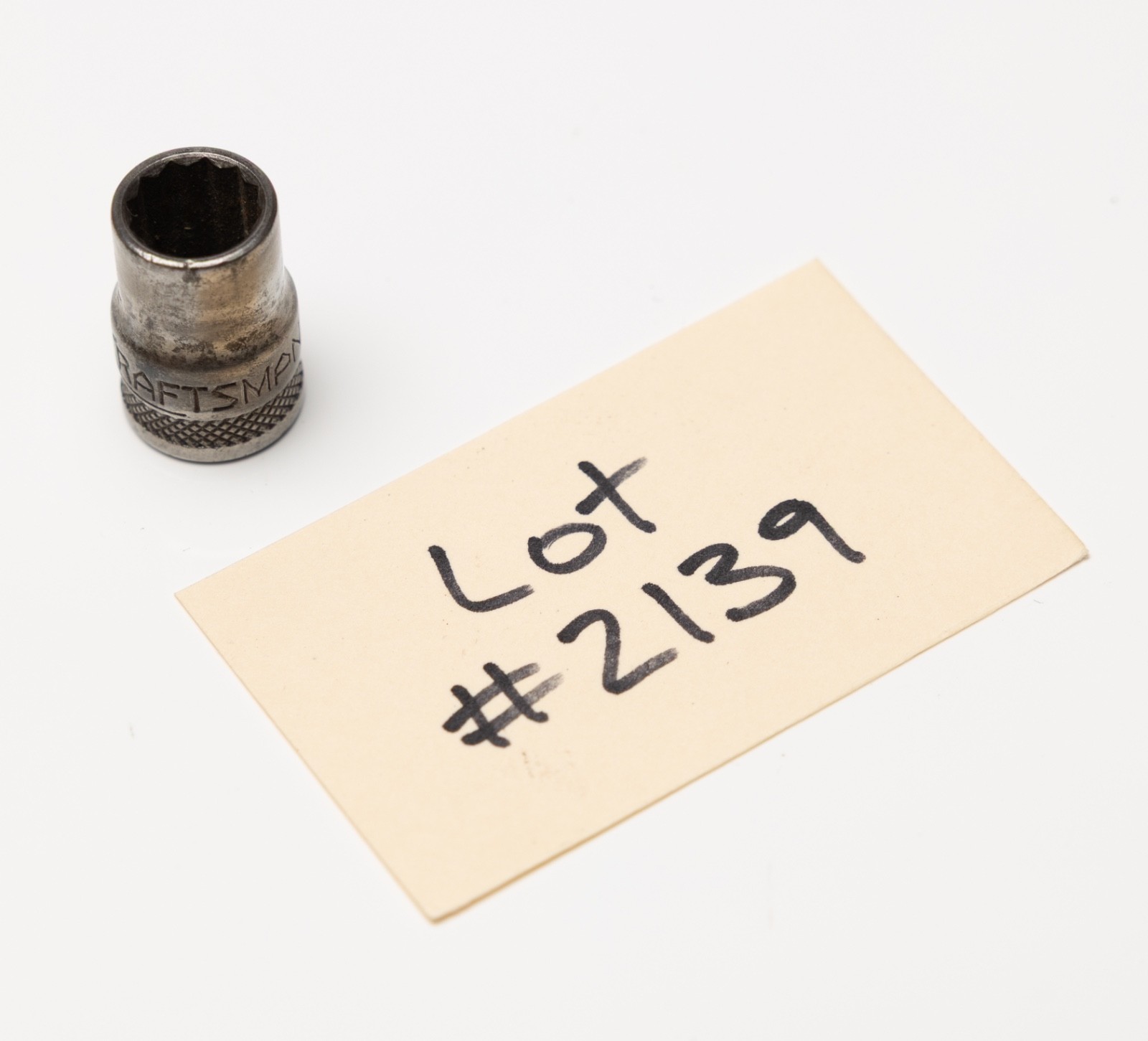 Vintage Antique Craftsman BE Series 11/32 SAE 12-Point 1/4″ Drive Wrench Socket