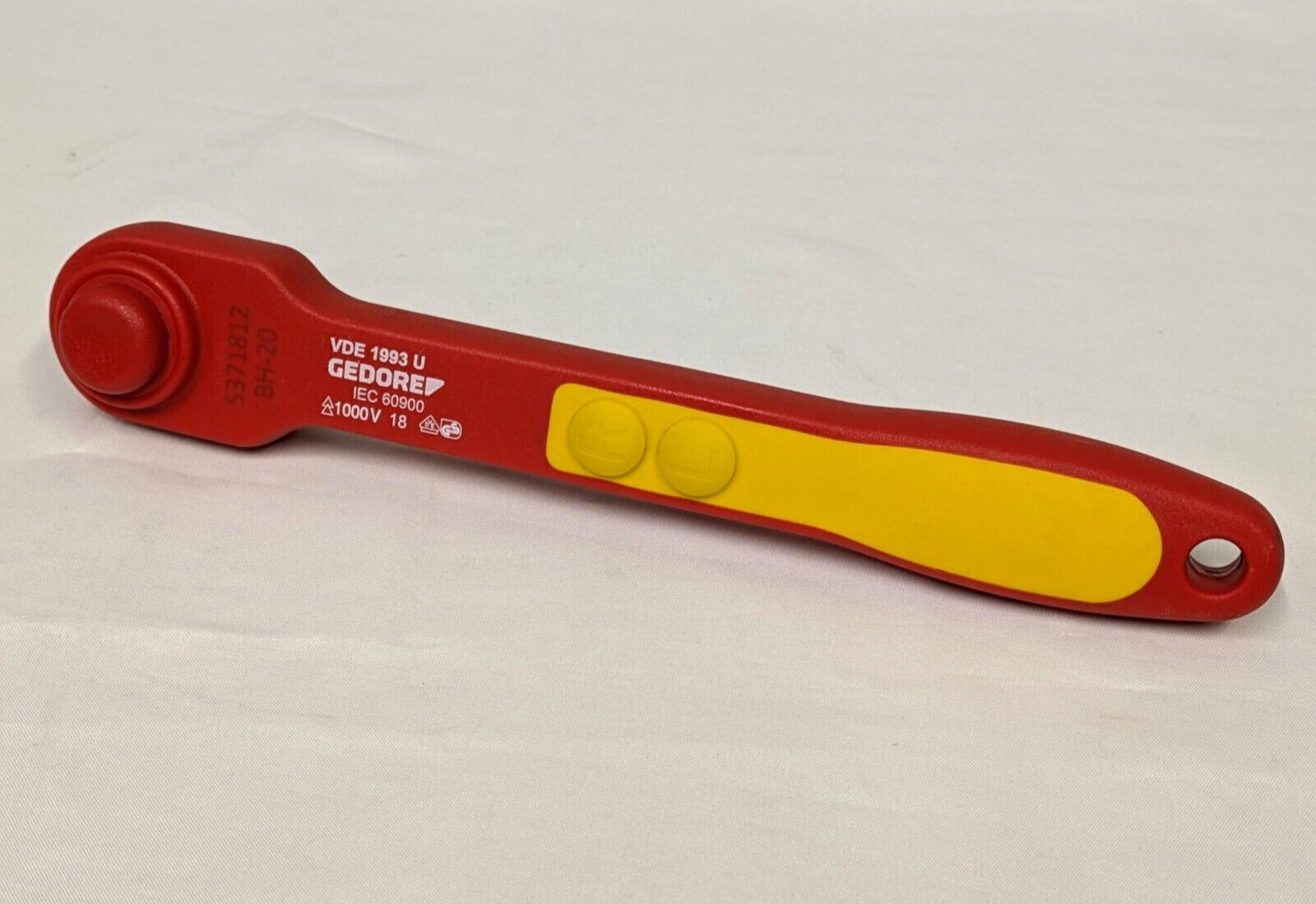 Gedore VDE 1993 U Fully Insulated 1000V Reversible Ratchet 1/2″ Drive