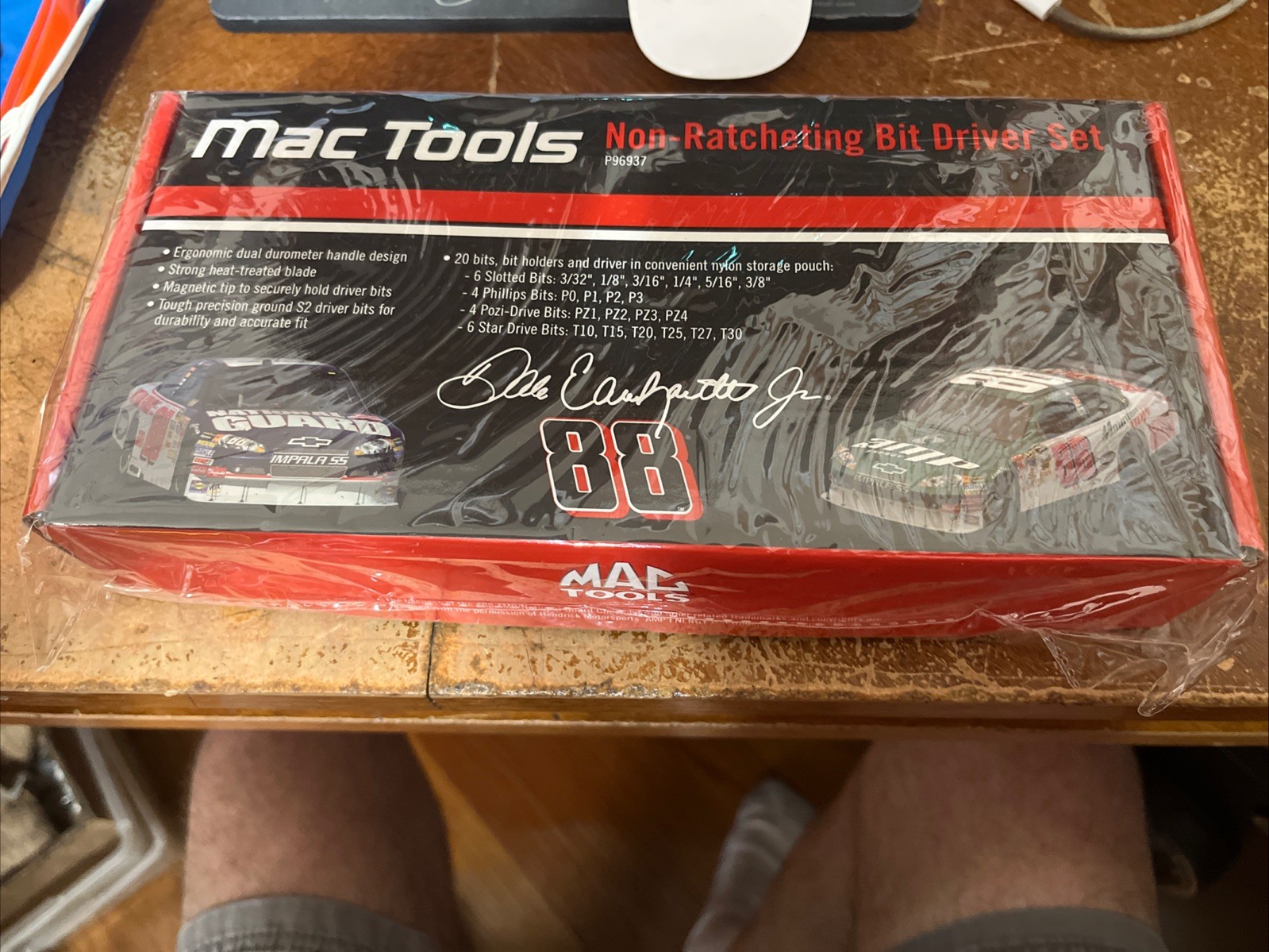 Brand New Mac Tools Non-Ratcheting Bit Driver Set P96937 Dale Earnhardt Jr 88