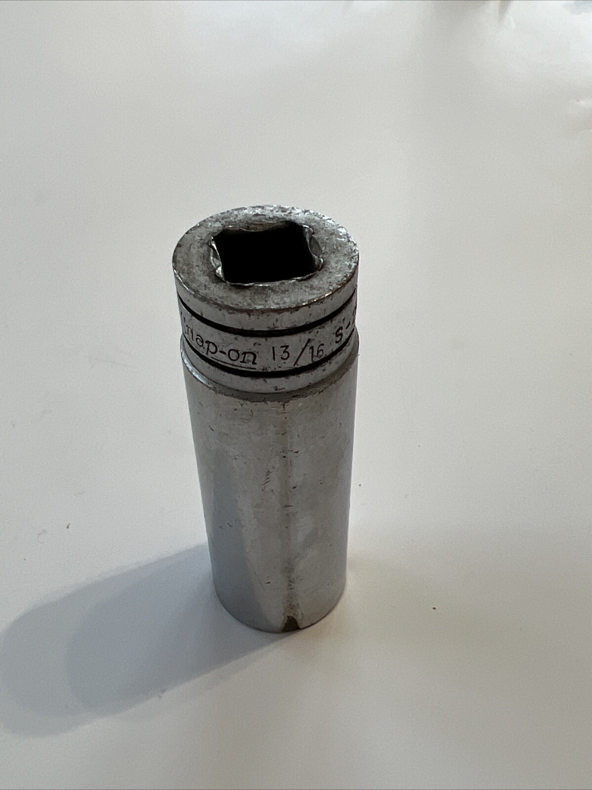 Vintage Snap-on USA 13/16″ 12 Point Deep Chrome Socket 1/2” Drive S261
