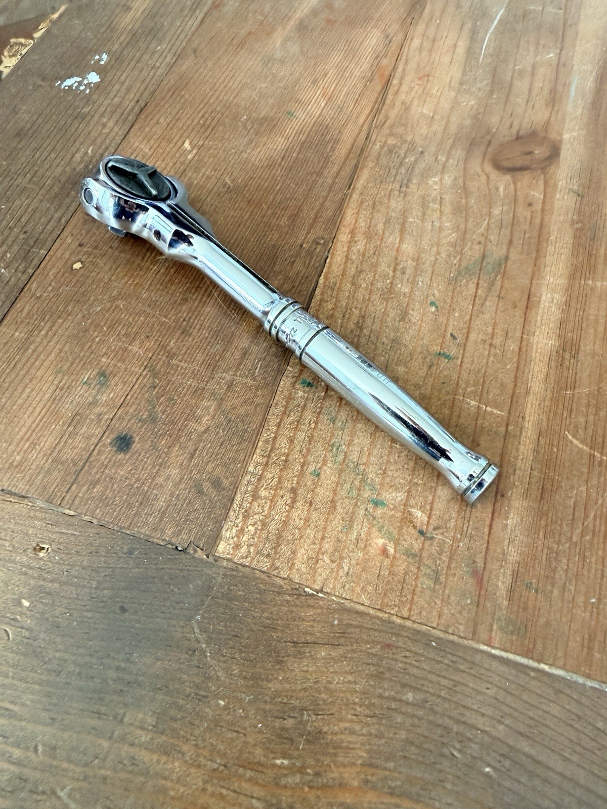 Snap On Tools TM738 1/4″ Drive Swivel Flex Roto Head Ratchet – Made in USA!