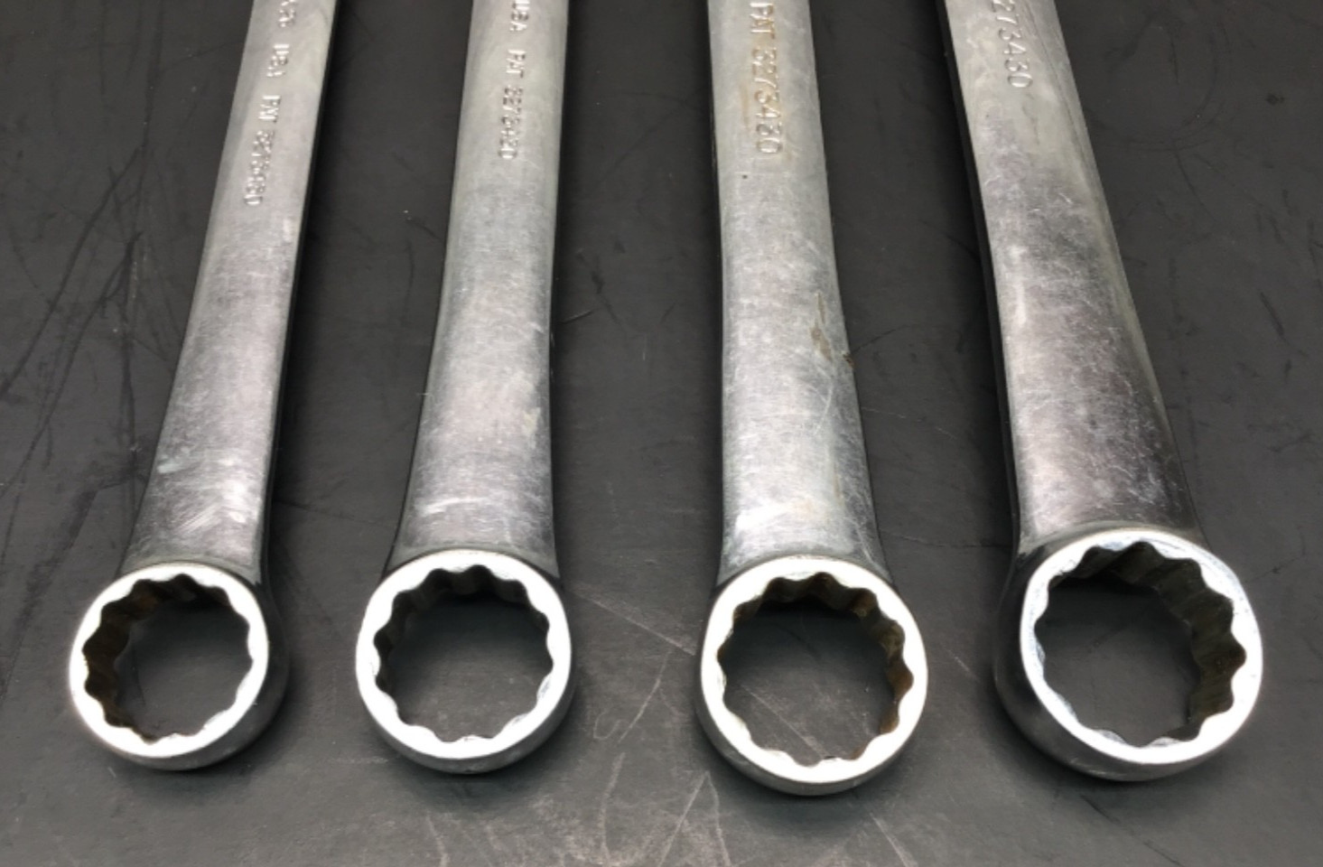 Snap-On Tools OEX 4pc 12 Point Combination Wrench Set (13/16″, 7/8″, 15/16″, 1″)