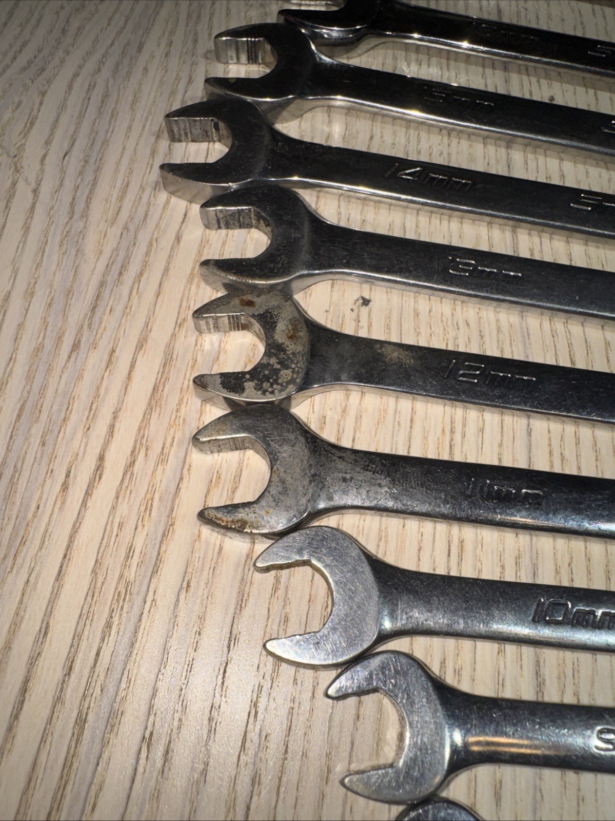 Snap-on Metric Combination Wrench Set 5.5 – 19mm 13-Piece Set Part Flank Drive