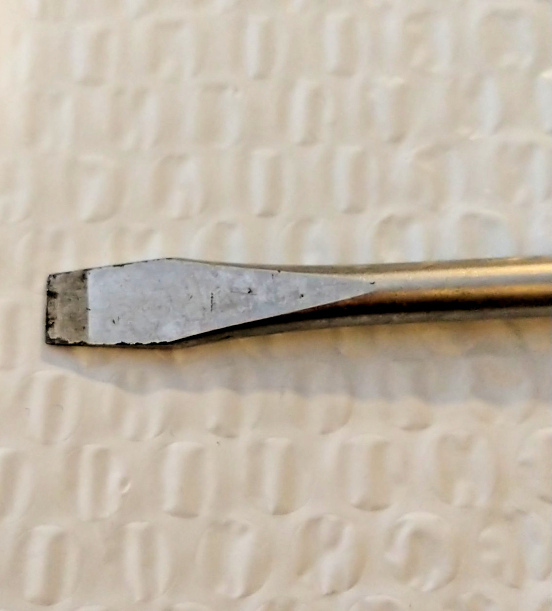BLUE POINT 3/8″ FLAT / SLOTTED SCREWDRIVER, 12” LONG *COMFORT HANDLE*