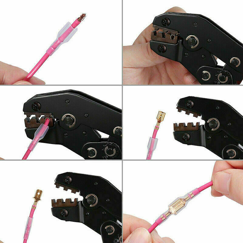 Crimping Plier Ratchet Crimper Tool 0.5-1.5mm² for Dupont TE JST Molex Terminal