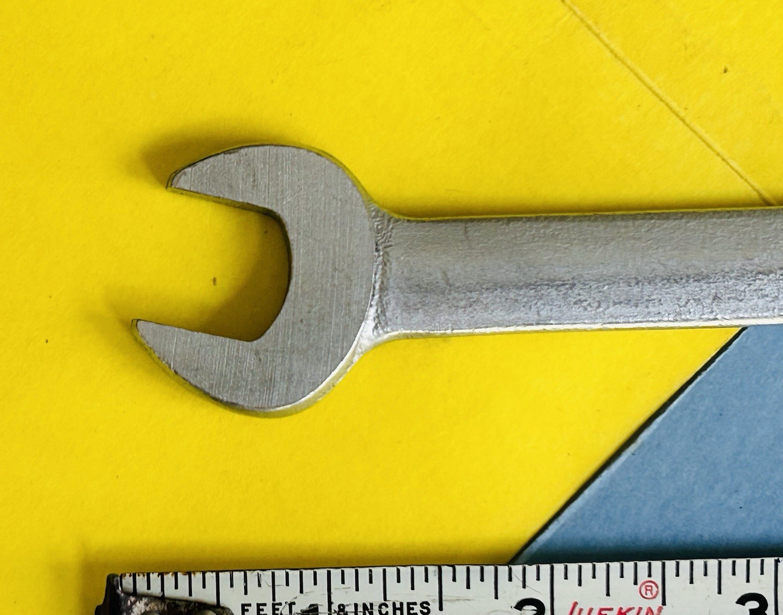 Vtg 1964-73 PORSCHE DROP FORGED STEEL OPEN END WRENCH 14 x 15 mm 356 911 Germany