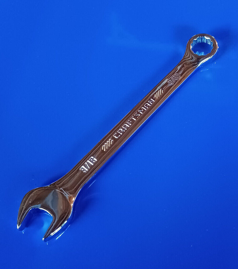 Craftsman Combination Wrench 12 Pt. Polished Chrome Pick a Size NEW MM SAE