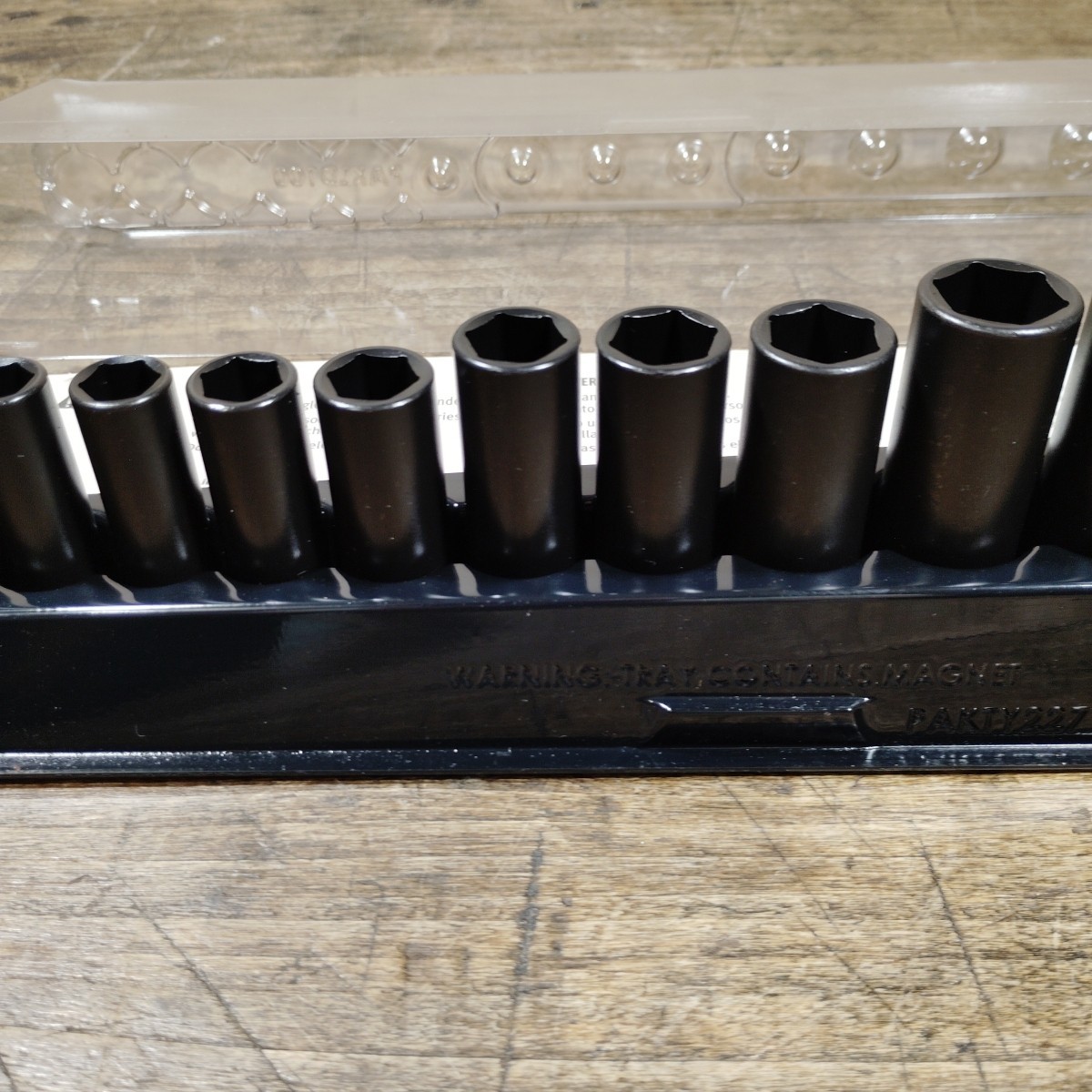Snap-On 214SIMFMYA Deep Impact Socket Set 3/8″ 8-19mm 21mm 24mm NEVER USED