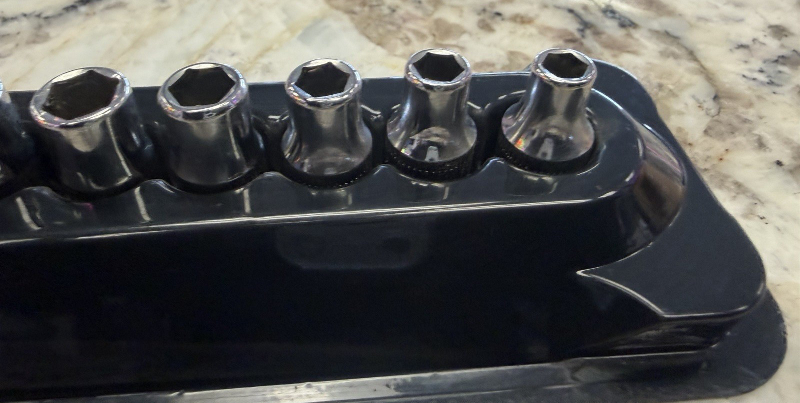 Snap-On Tools TMM 6 Point Metric ¼» Drive Shallow Socket Set of 12 Excellent!