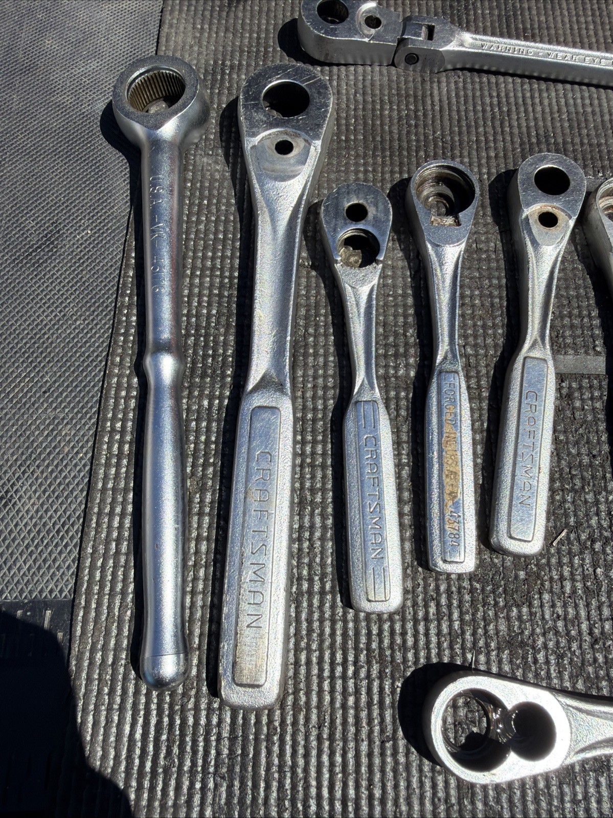 (14) Sears Craftsman Ratchet Bodies ONLY NO GUTS 1/2” Drive 3/8” & 1/4” Plus Flx