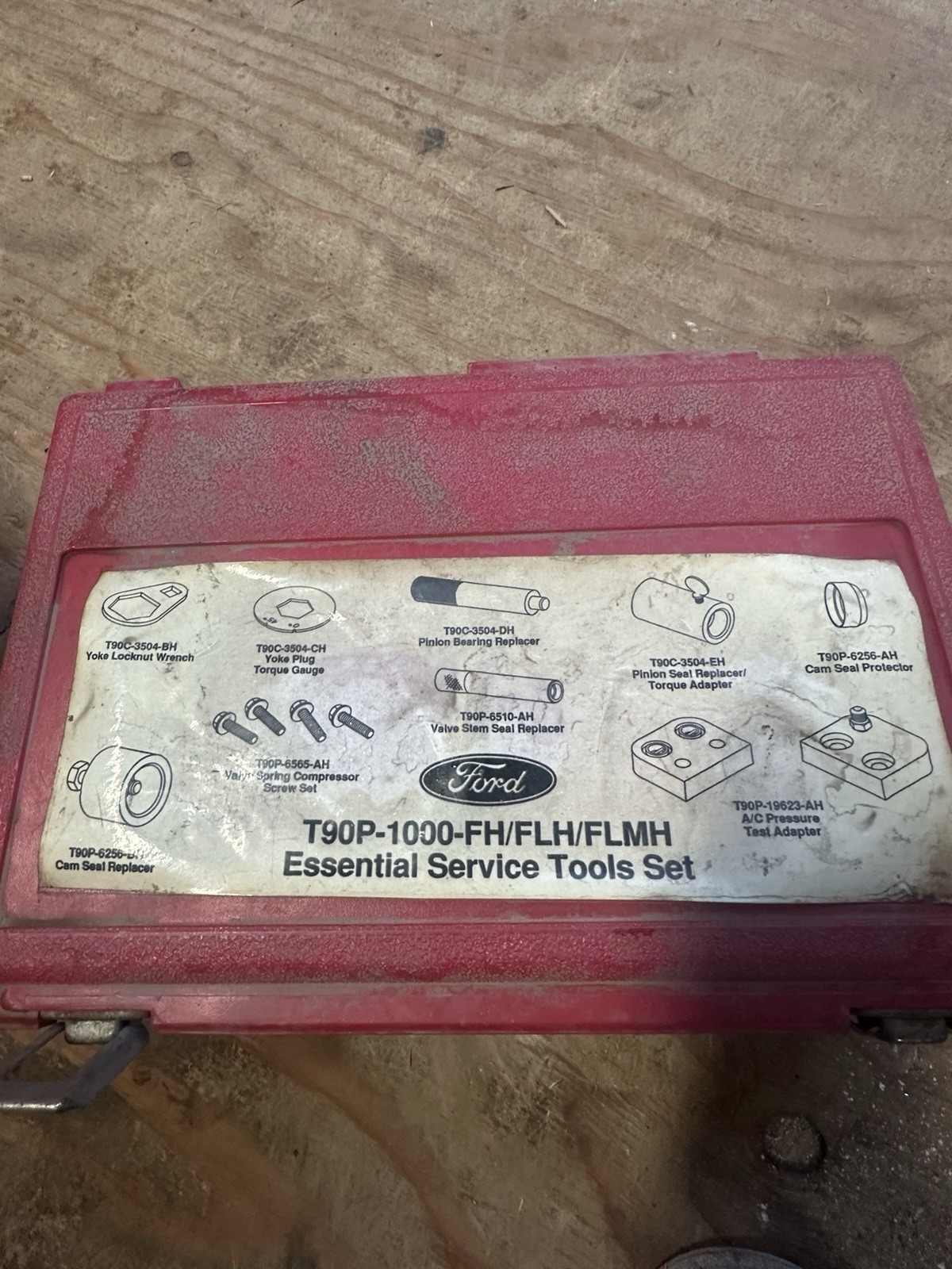 Ford Rotunda Essential Service Tool Set T90P-1000-FH/FLH/FLMH Incomplete