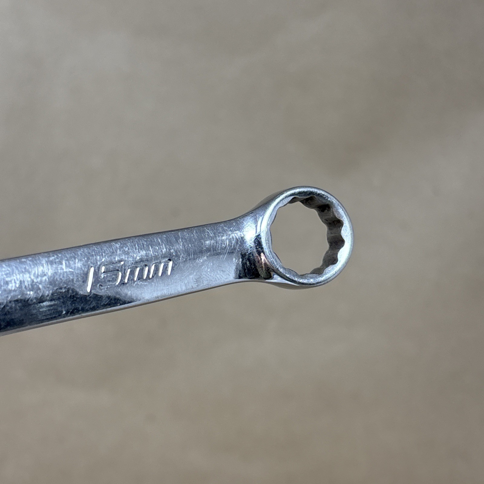 Snap On Tools USA 15mm Flank Drive Plus 12 Pt Combination Wrench SOEXM15