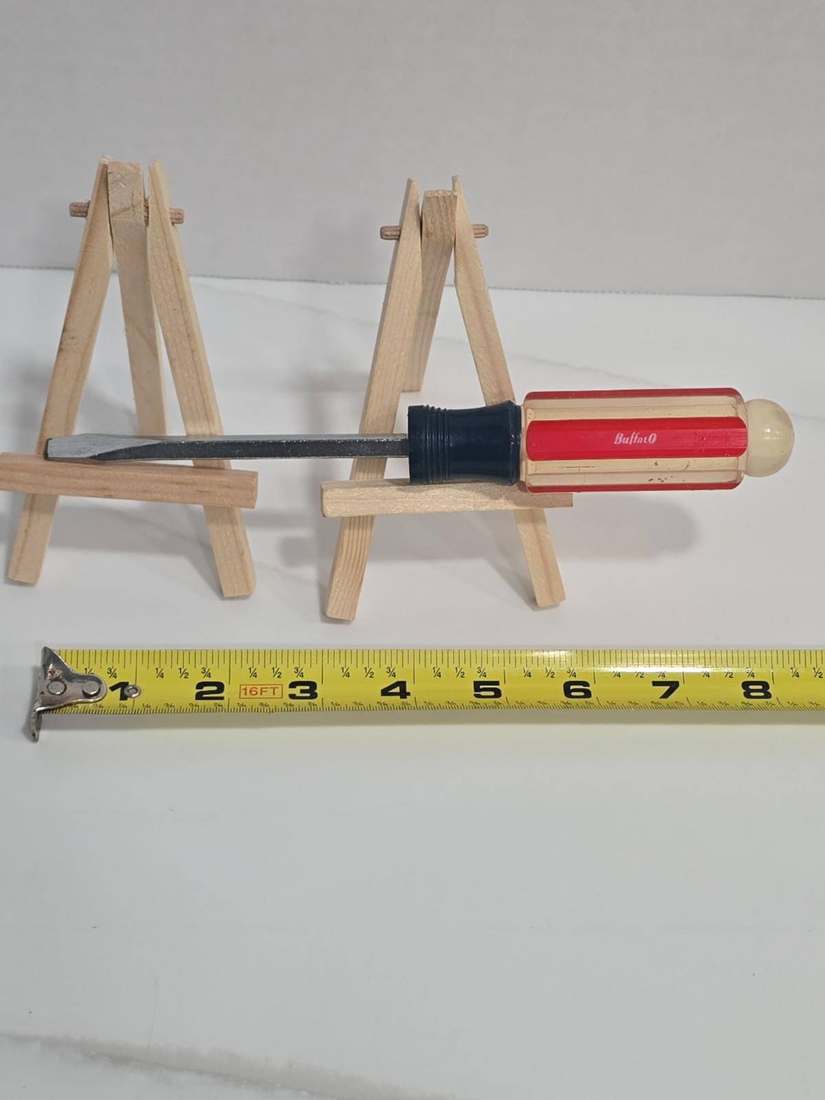 🔥 Vintage Buffallo 4″ Shank 1/4″ Flat Tip 8″ Screwdriver Square Shaft Vanadium