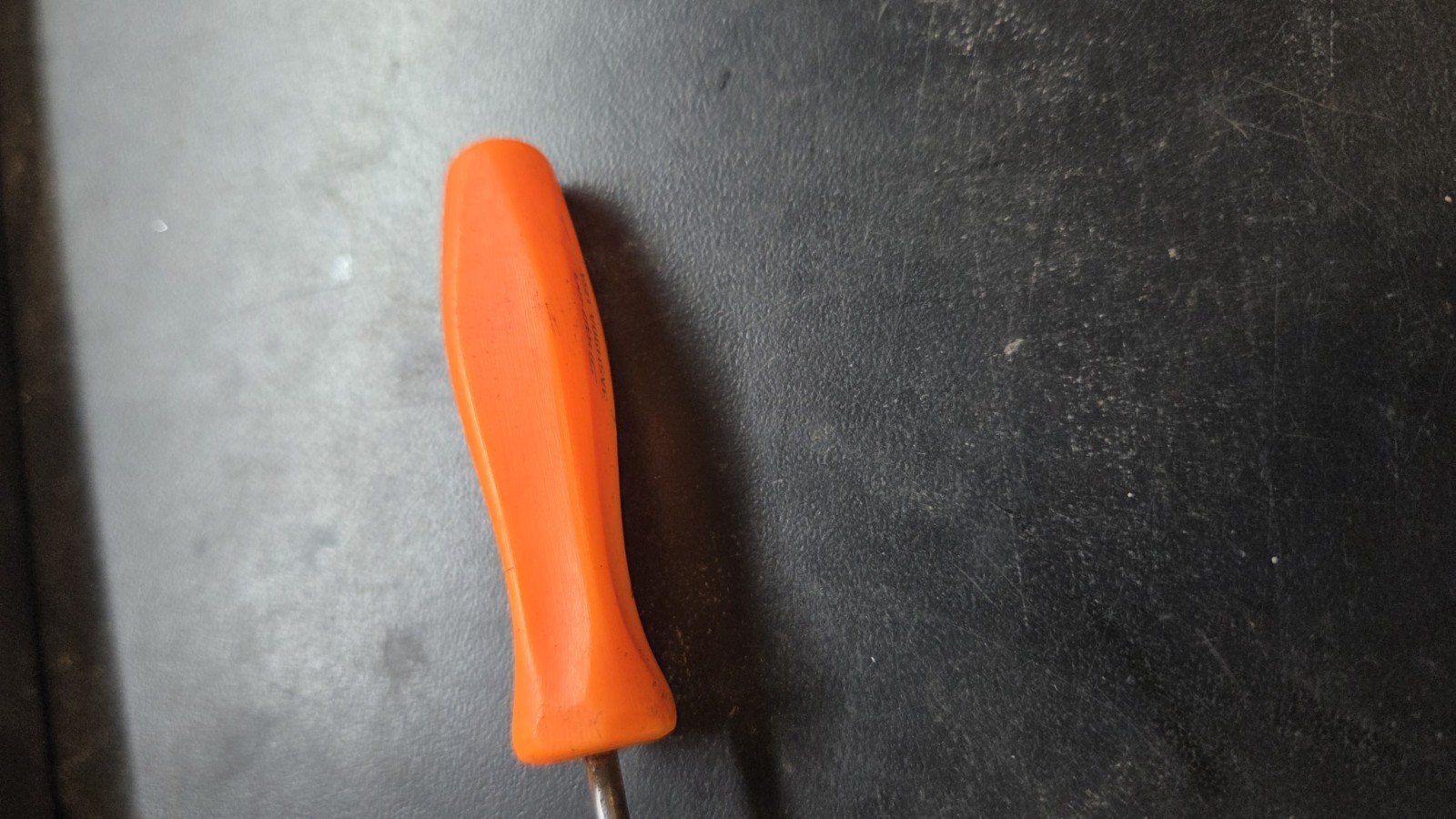 Snap-on Tools 3ASH90A 5.5″ Straight Pick Awl Orange Hard Handle USA And Pouch