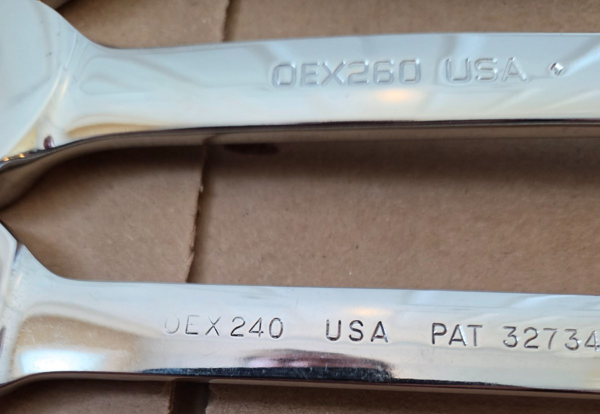 SNAP ON OEX WRENCH SET OEX400 OEX320 OEX260 OEX240 1 1/4- 1″-13/16-3/4 VERY NICE