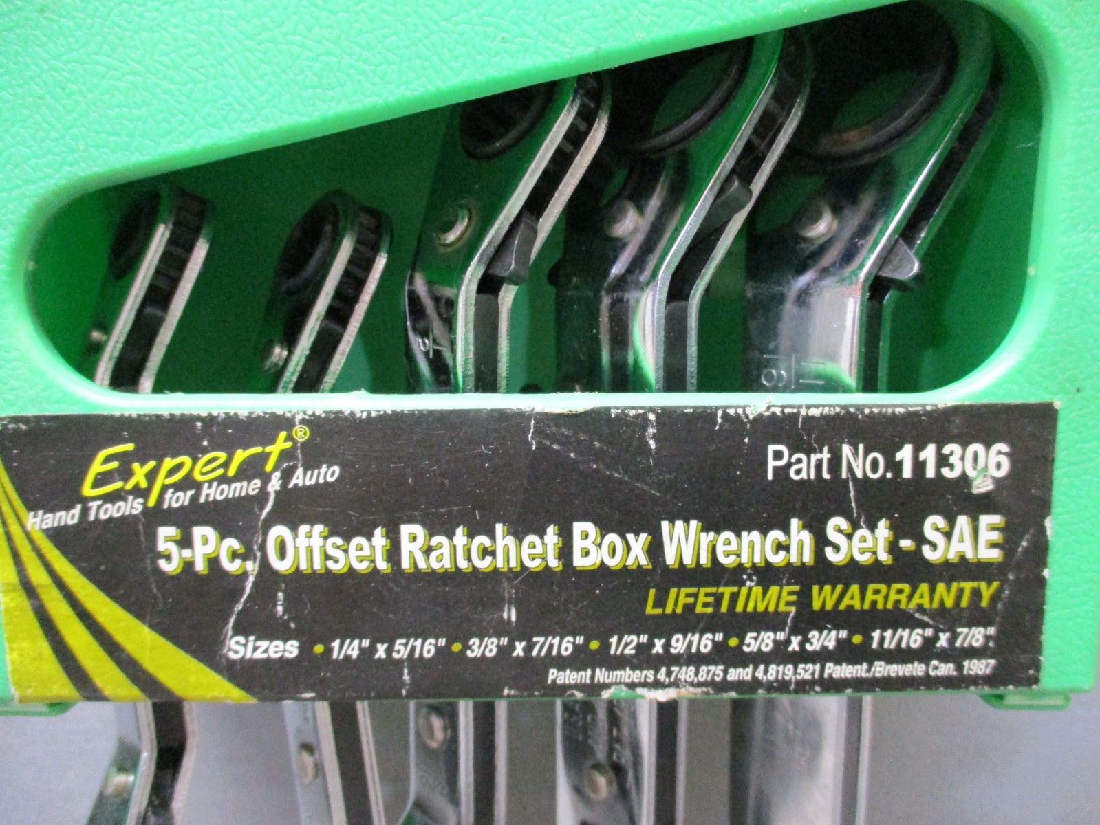 Expert by Kastar Tools 2 Sets 5 Pc SAE & MM Offset Ratcheting Box Wrench Set