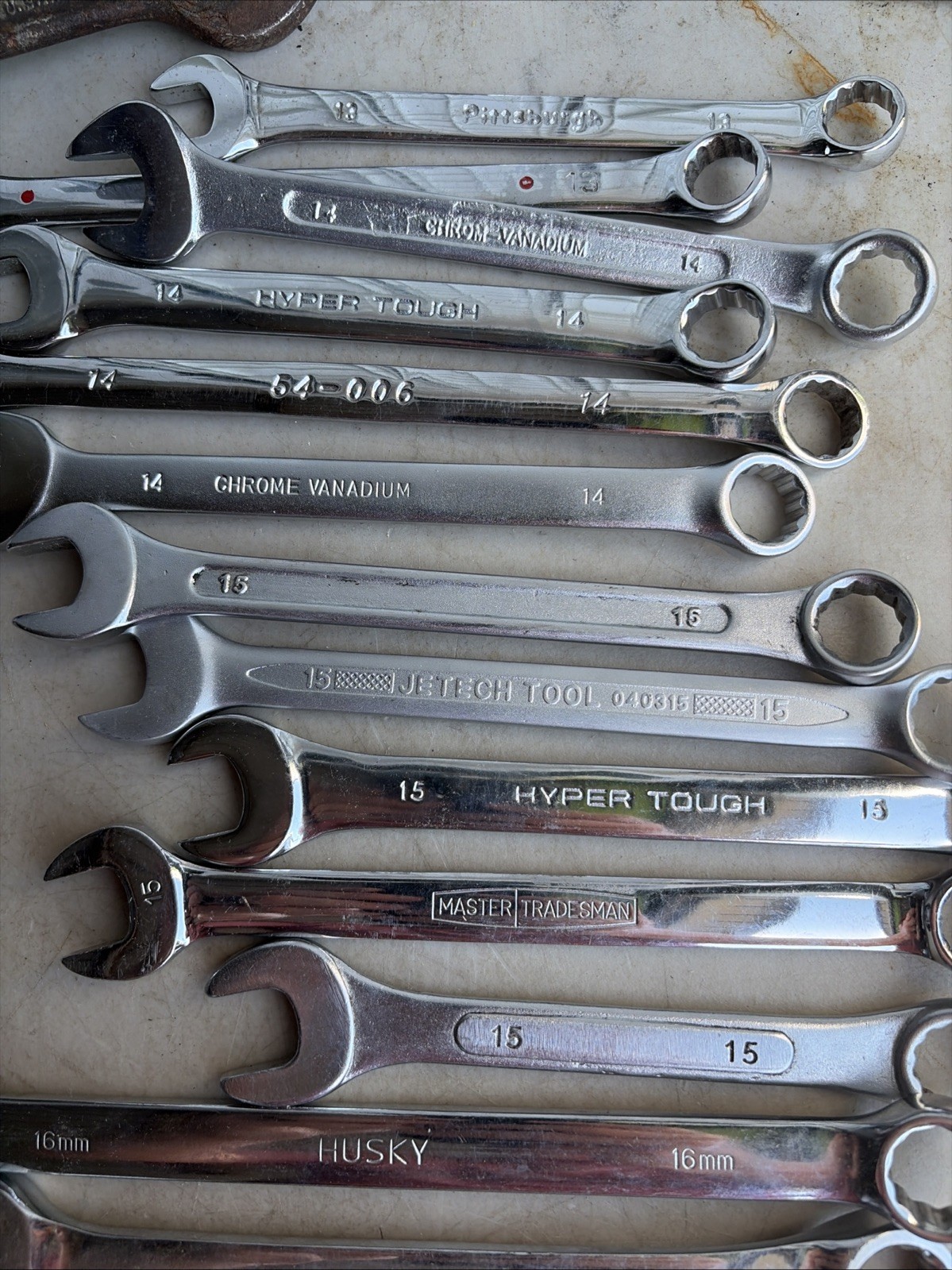 Mixed Lot of 22 Metric Open End Wrenches Wrench
