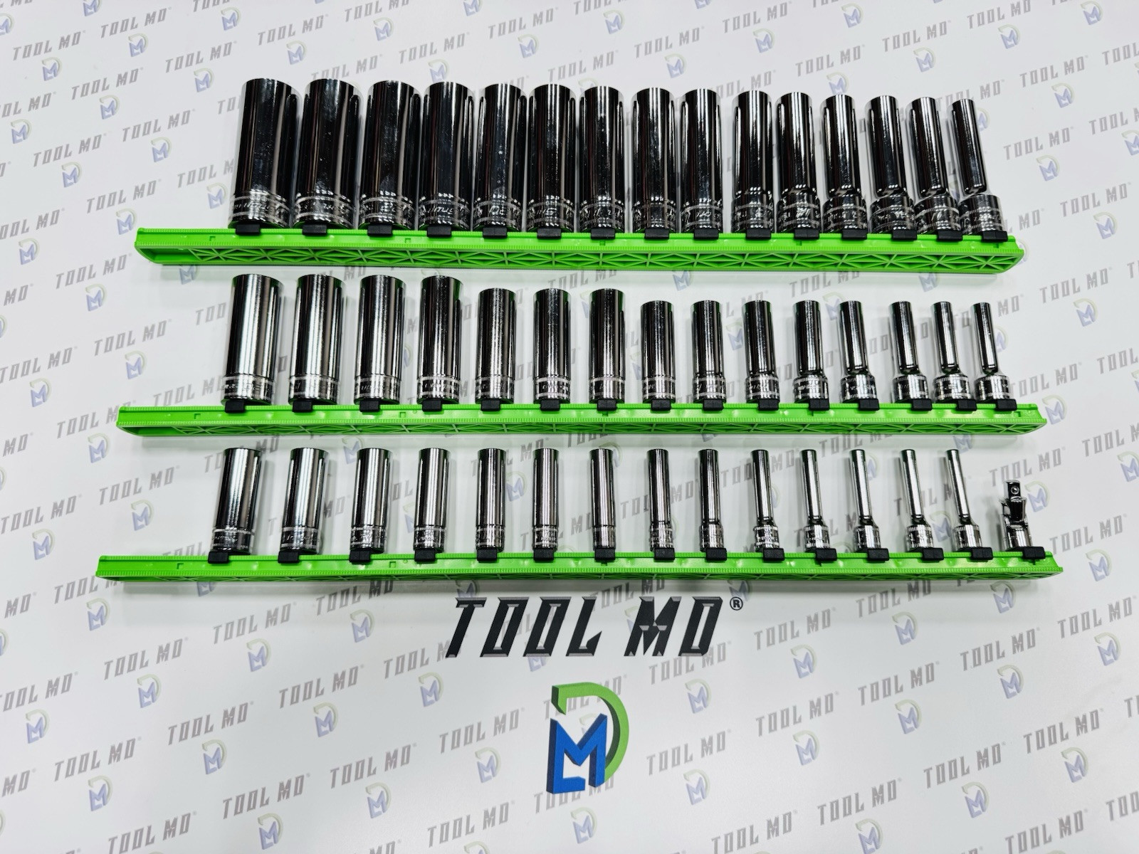Snap-on Tools NEW 45pc Metric Mix Drive 6pt DEEP Socket Set 112STMMY 212SFSMY