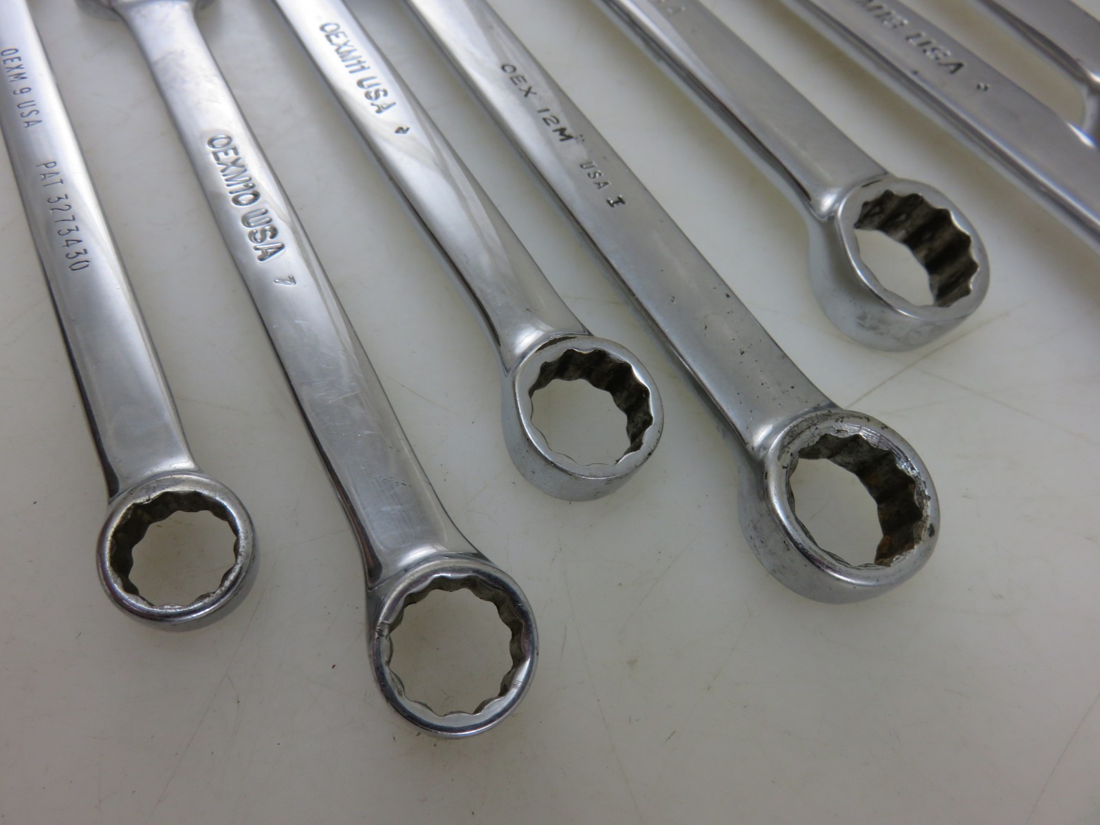 Snap-On OEXM SHORT Metric Combination Wrench 9mm-18mm 7pc Set Made In USA