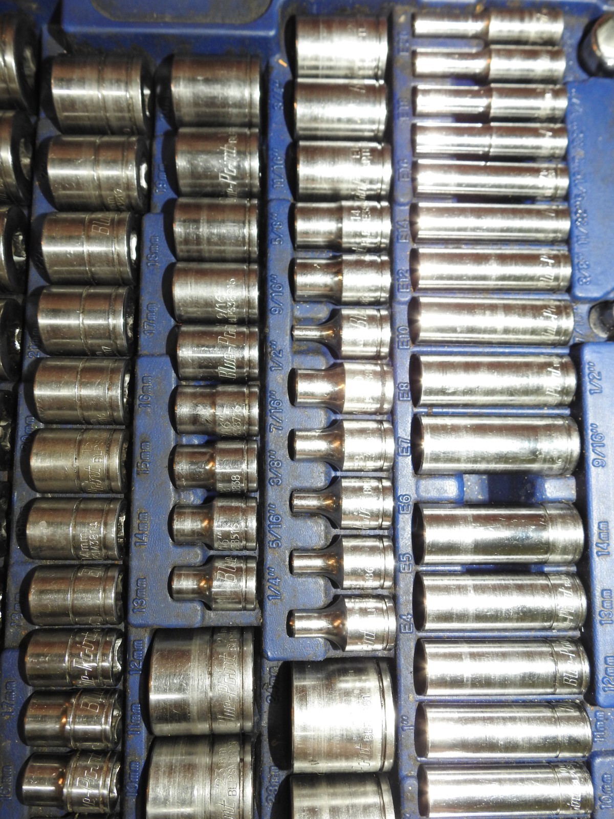 Blue-Point BLPGSSC155 155 Pc SAE Metric General Service Socket Set *Missing 3Pcs