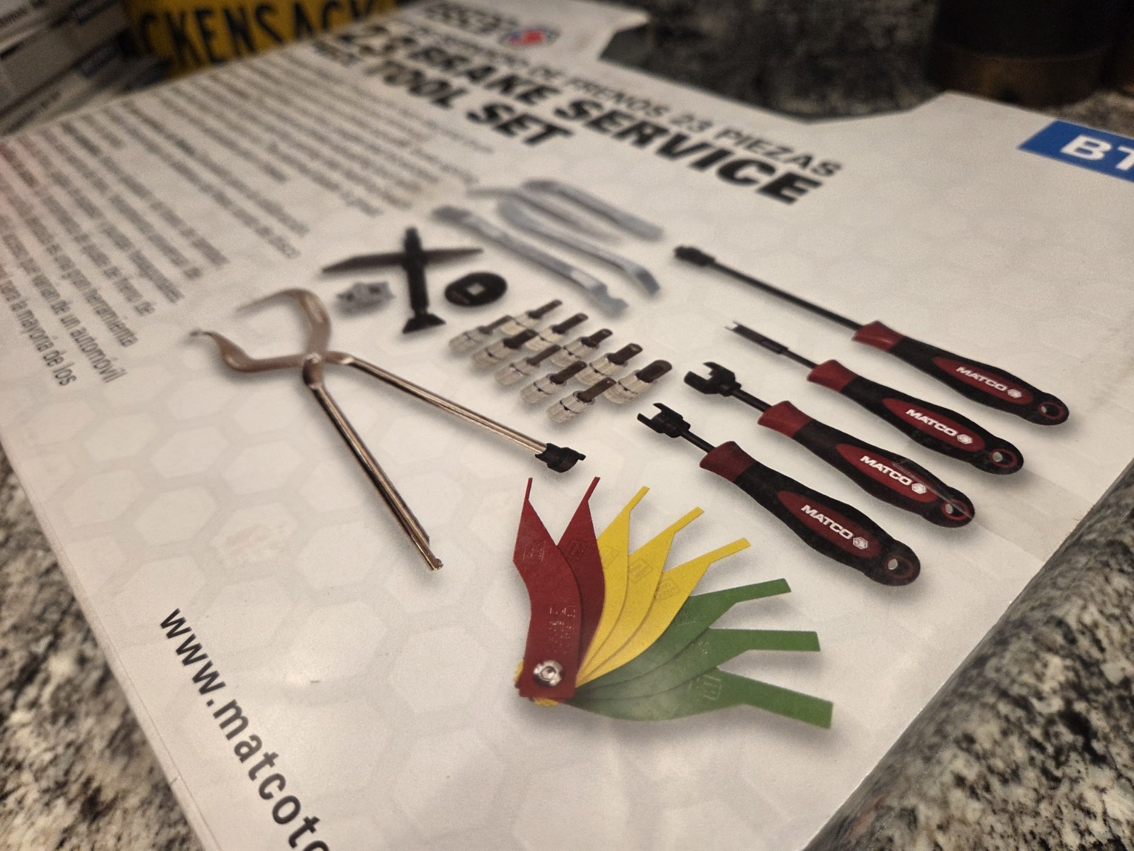 Matco Tools 23 PIECE BRAKE SERVICE TOOL SET – SEALED