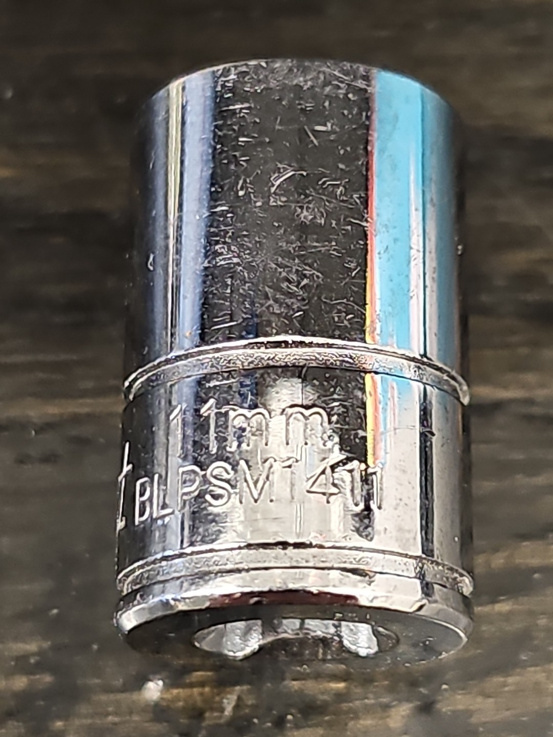 Blue Point Tool BLPSM1411 11mm Metric Shallow Socket 1/4″ Drive 6 Point Chrome