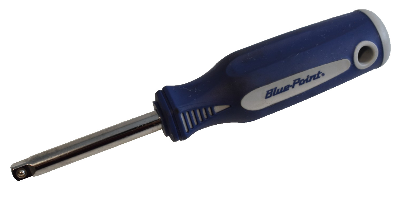 Blue Point Tools BLPCGHD146 1/4″ Drive Spinner Nut Driver Blue Soft Grip Handle
