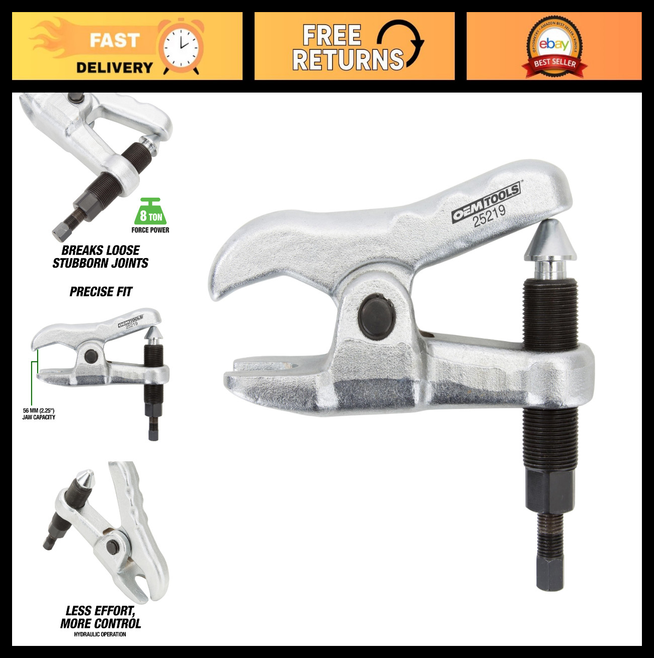 Hydraulic Ball Joint Separator Tool – Safe & Powerful Joint Splitter for Cars, T