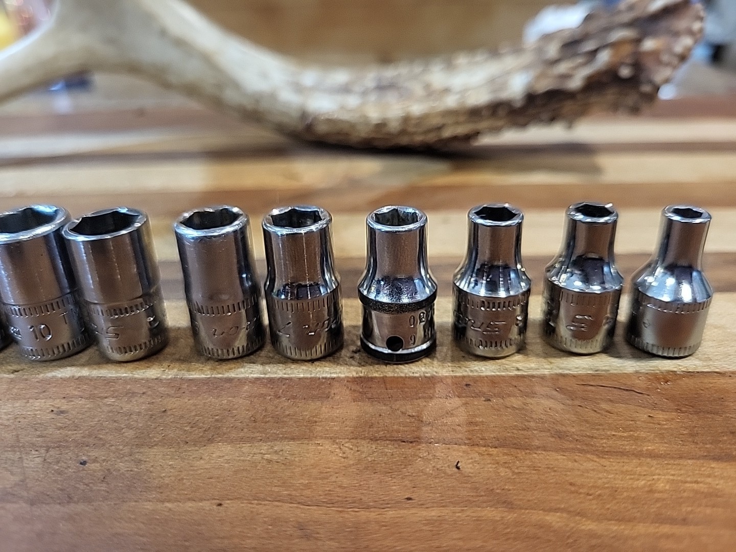 Snap On Tools 113TMMY 13 Pc. 1/4″ Dr. Metric 6 Pt. Shallow Socket Set 4-15mm