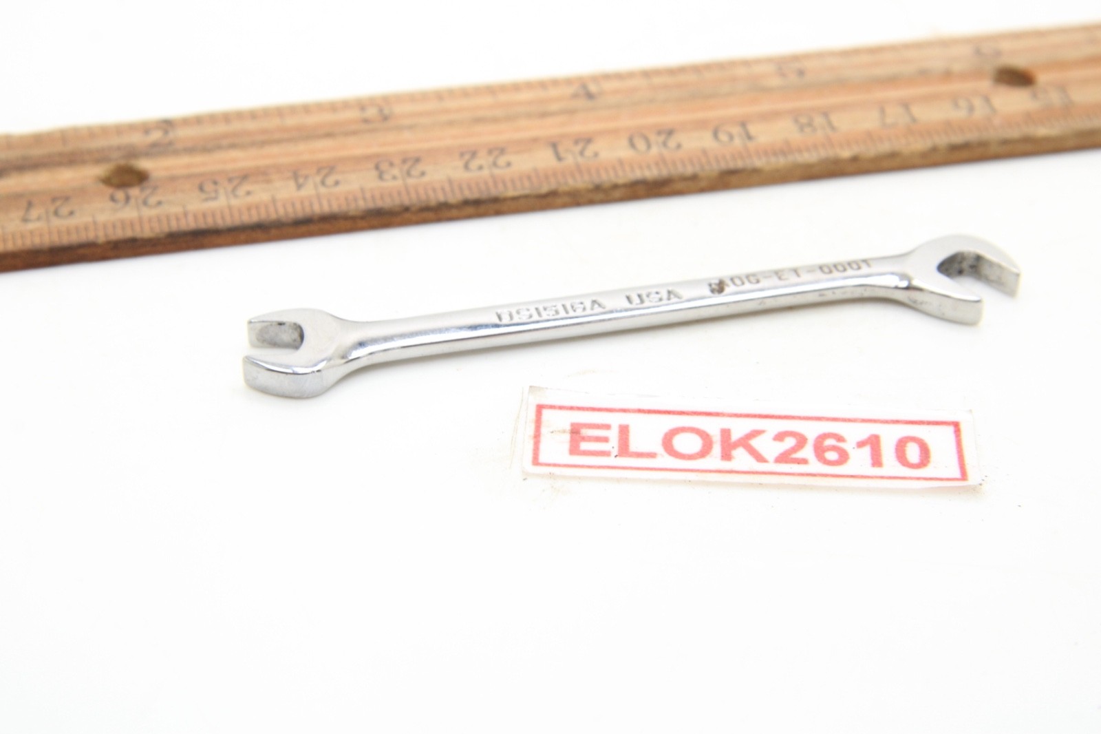 Snap-On DS1516A 15/64″ x 1/4″ SAE Chrome Open End Ignition Wrench USA