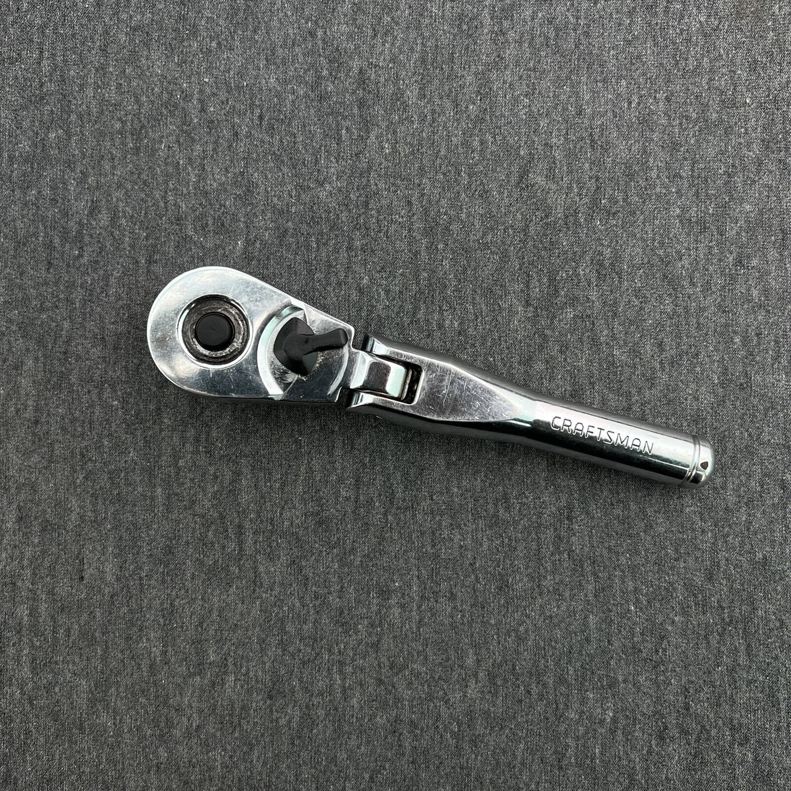 Craftsman 3/8 Drive Flex Head Stubby Ratchet Quick Release 44834 -VM- 5 1/2” USA
