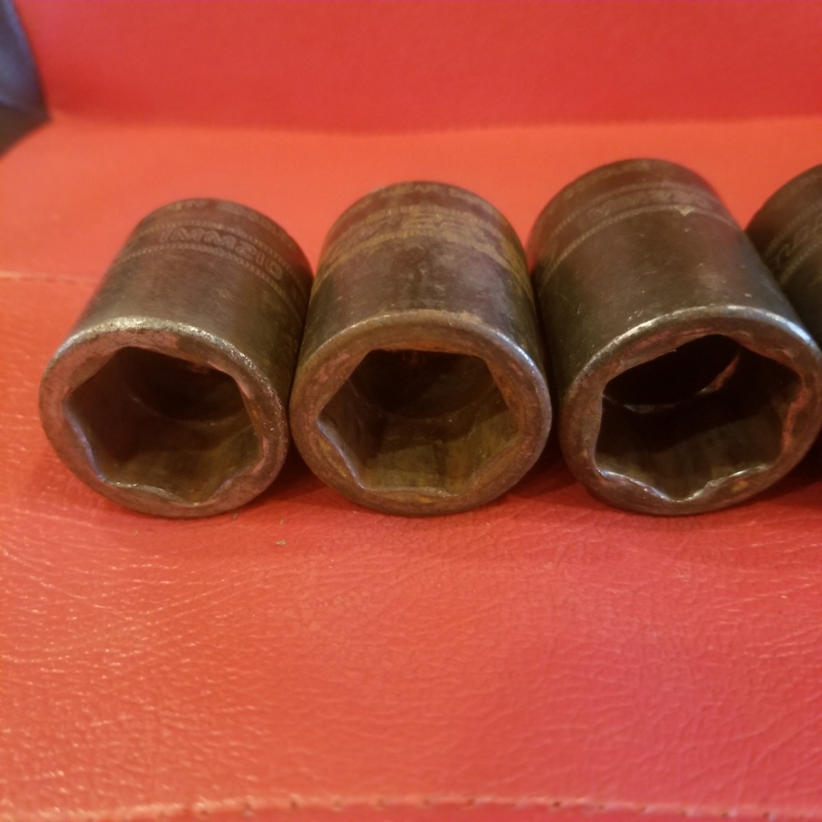 Snap On 1/2 Drive 4pc Impact Socket Set Lot 21mm-24mm IMM210-IMM240
