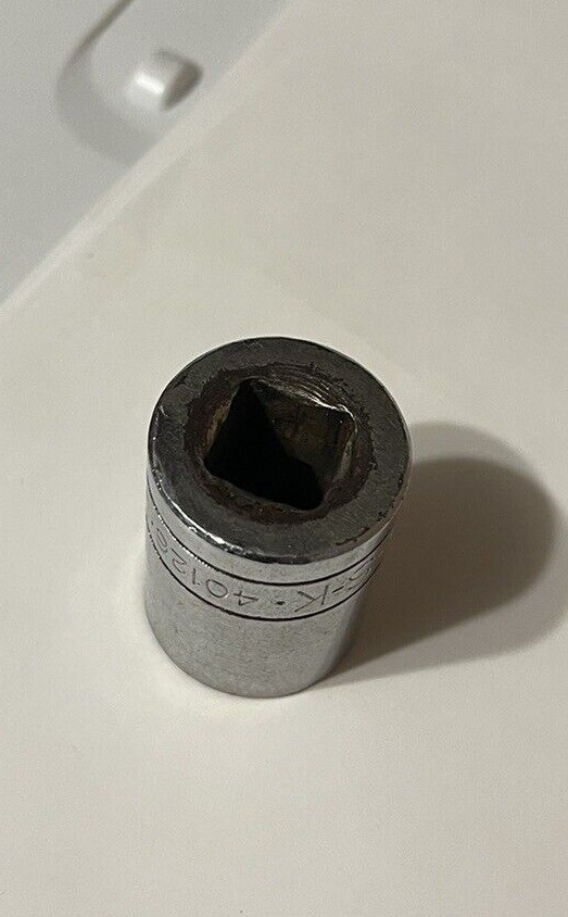 SK 13/16″ 1/2″ Drive 12 Point 13/16 In. Shallow SAE Socket 40126 USA