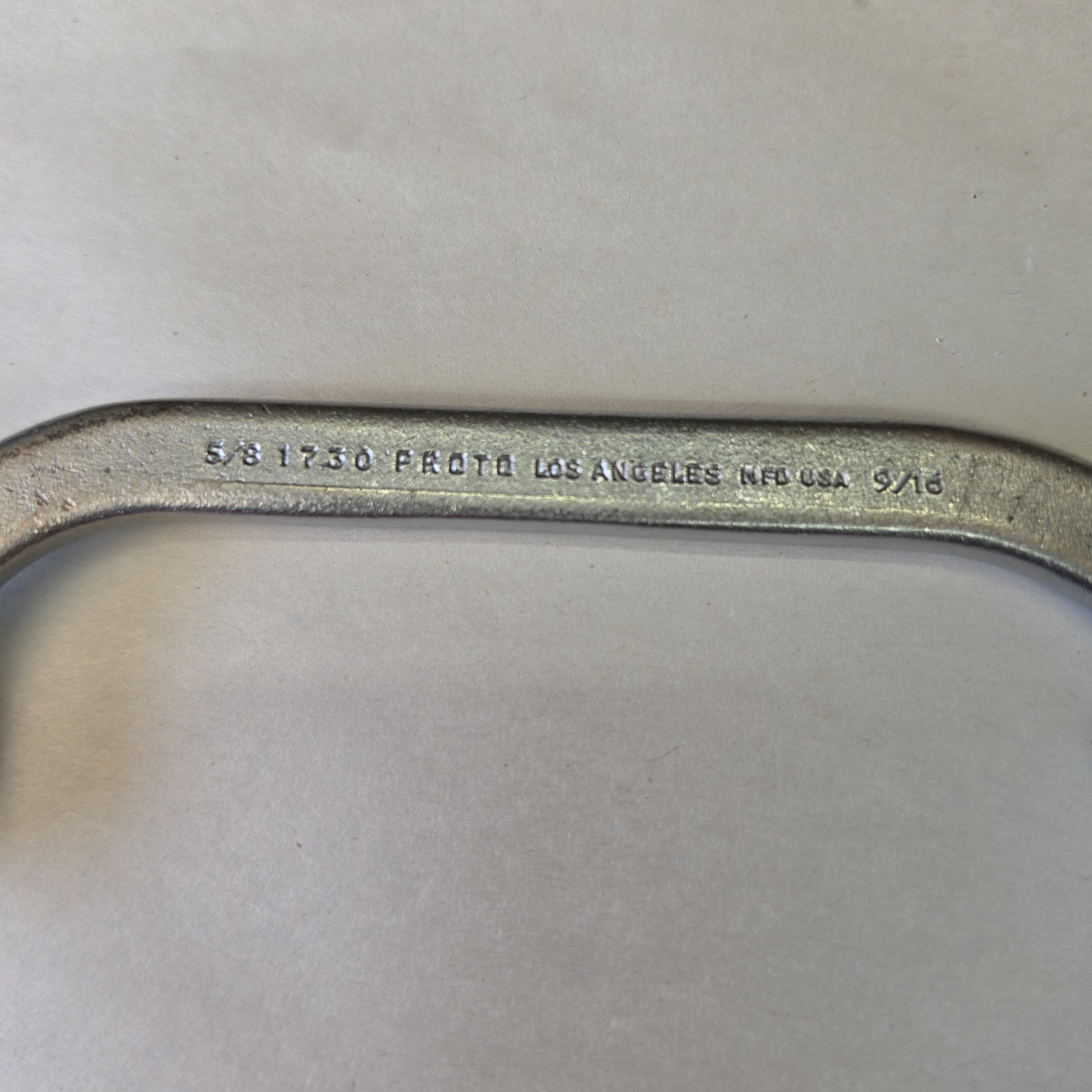 Proto 1730 Half Moon Wrench 5/8″ x 9/16″ 12 point