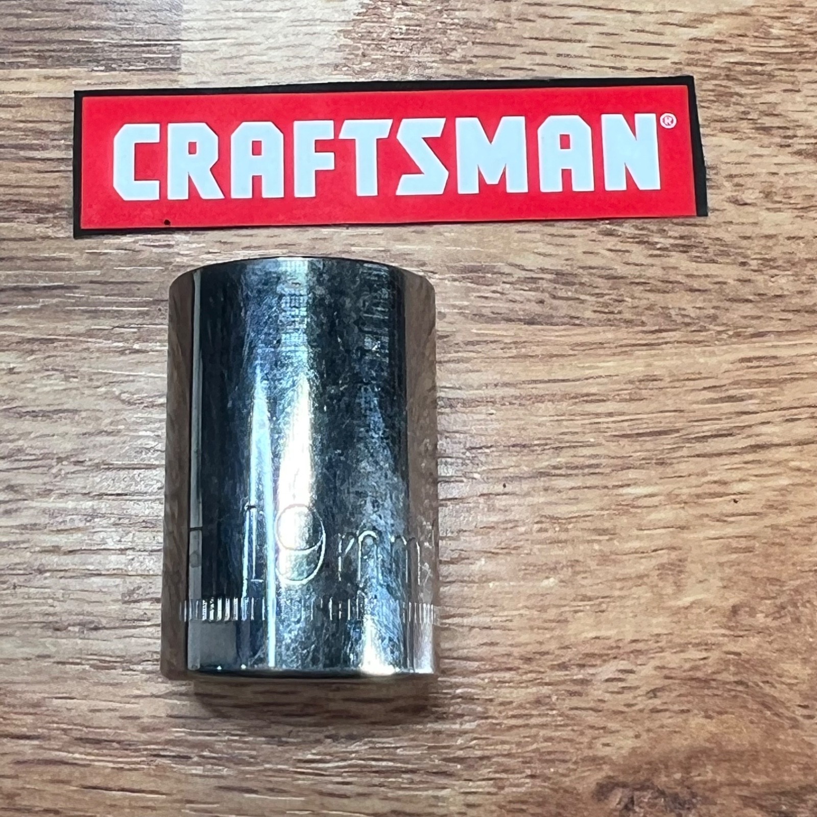 Craftsman 44238 -G1- 19MM Socket 12 point 1/2” Drive Ultrasonic Cleaned