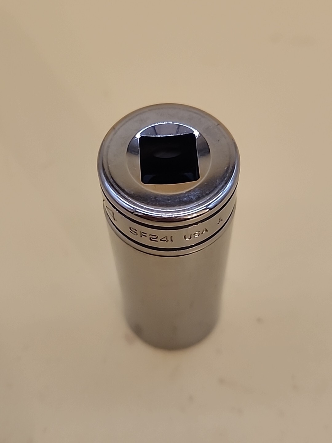 Snap-on Tools SFS241 3/4″ Chrome Deep Well 3/8 Drive 6 Point Socket USA