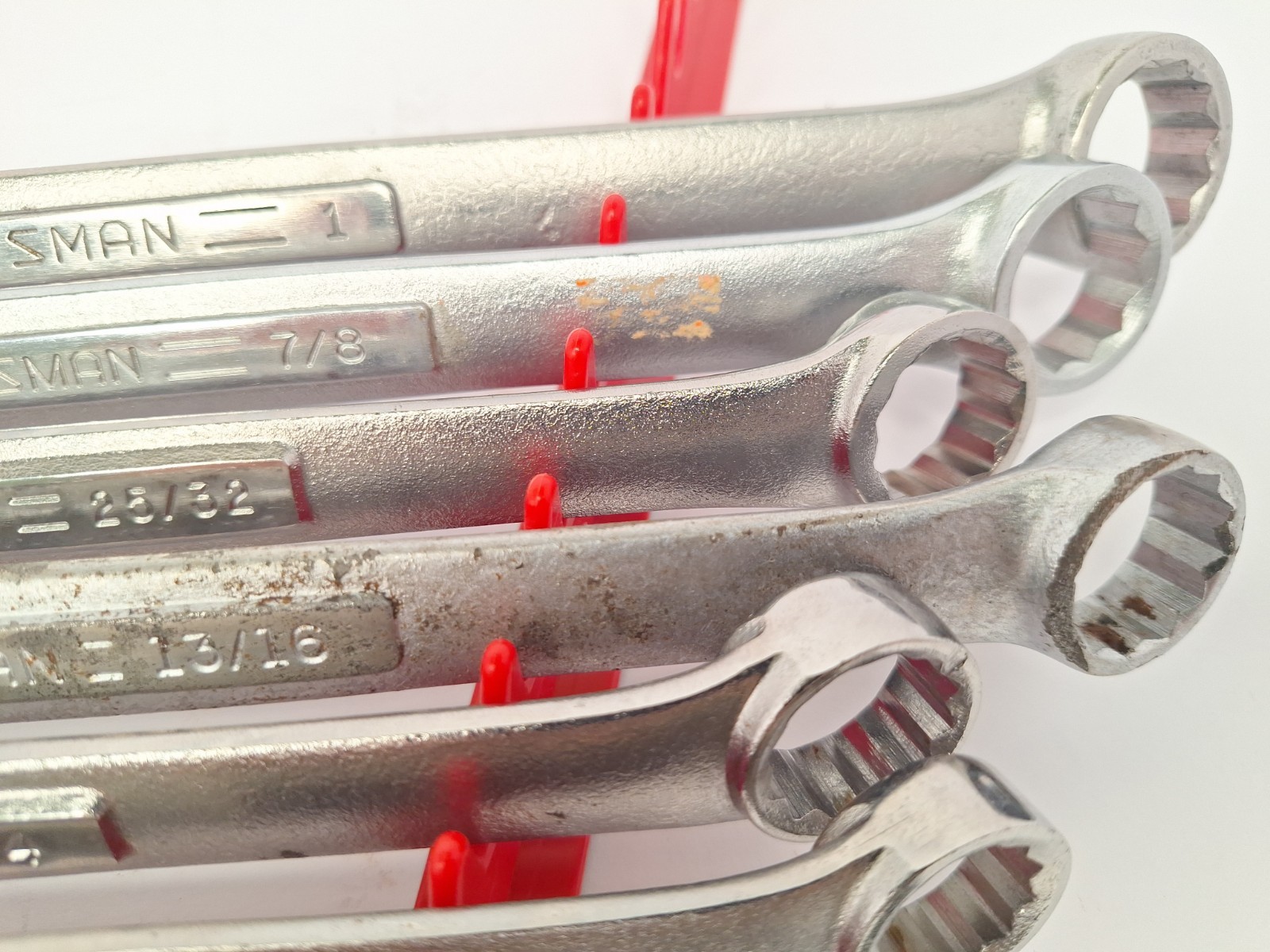 SEARS CRAFTSMAN USA VV 9PC SAE DOUBLE BOX END WRENCH SET 3/8″ to 1″*READ* (C1)