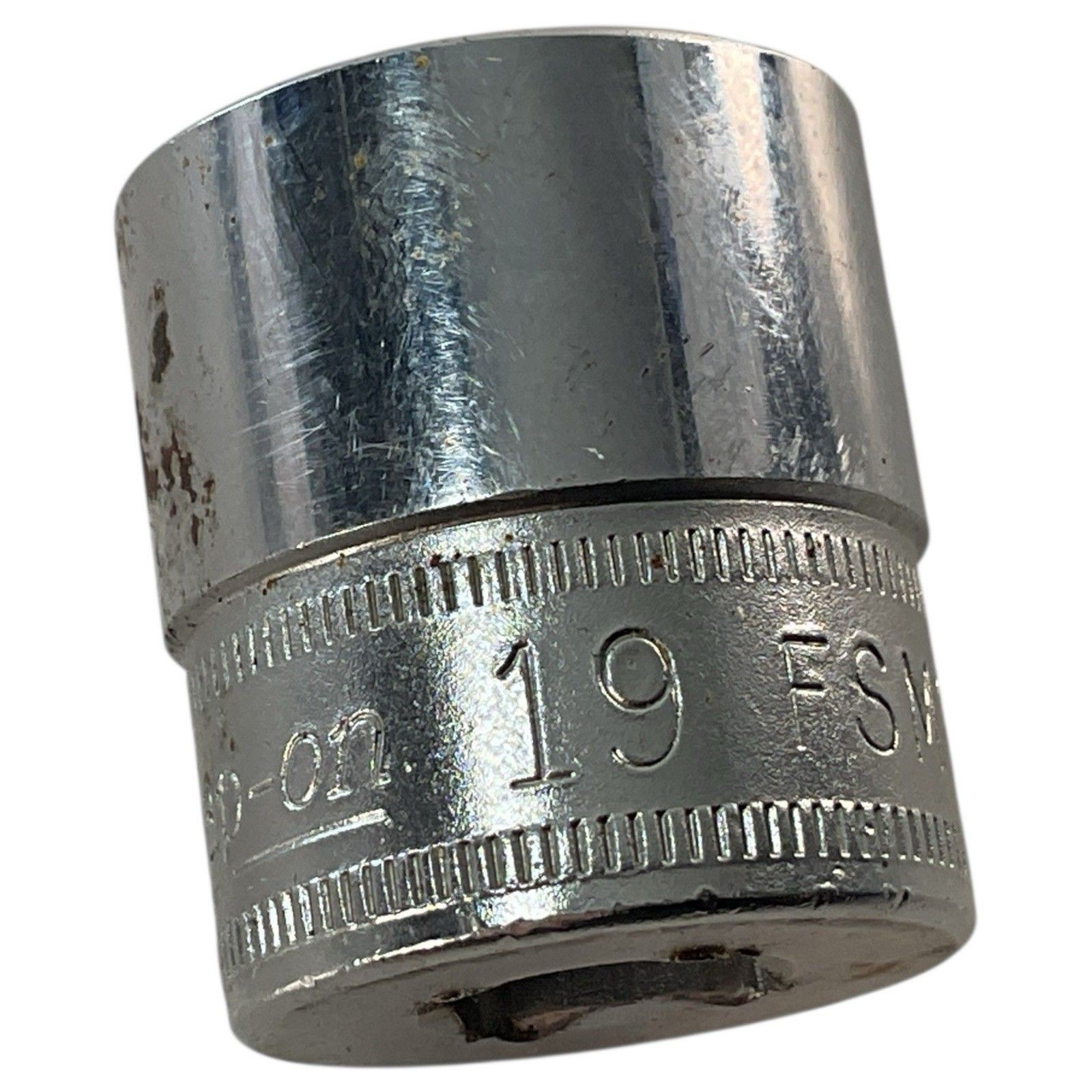Snap On Shallow Socket FSM191 3/8″ Drive 19mm Metric 6 Point Flank Drive Rust