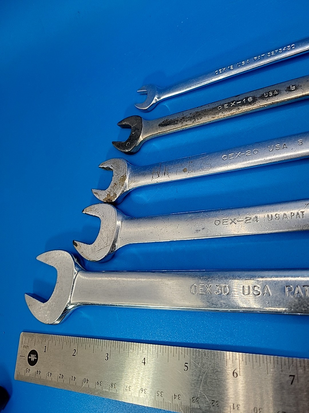 Snap-on Tools Combination Wrench Set 3/8″ to 15/16″ OEX Ser 12 Pt 5 Pcs S-12-1