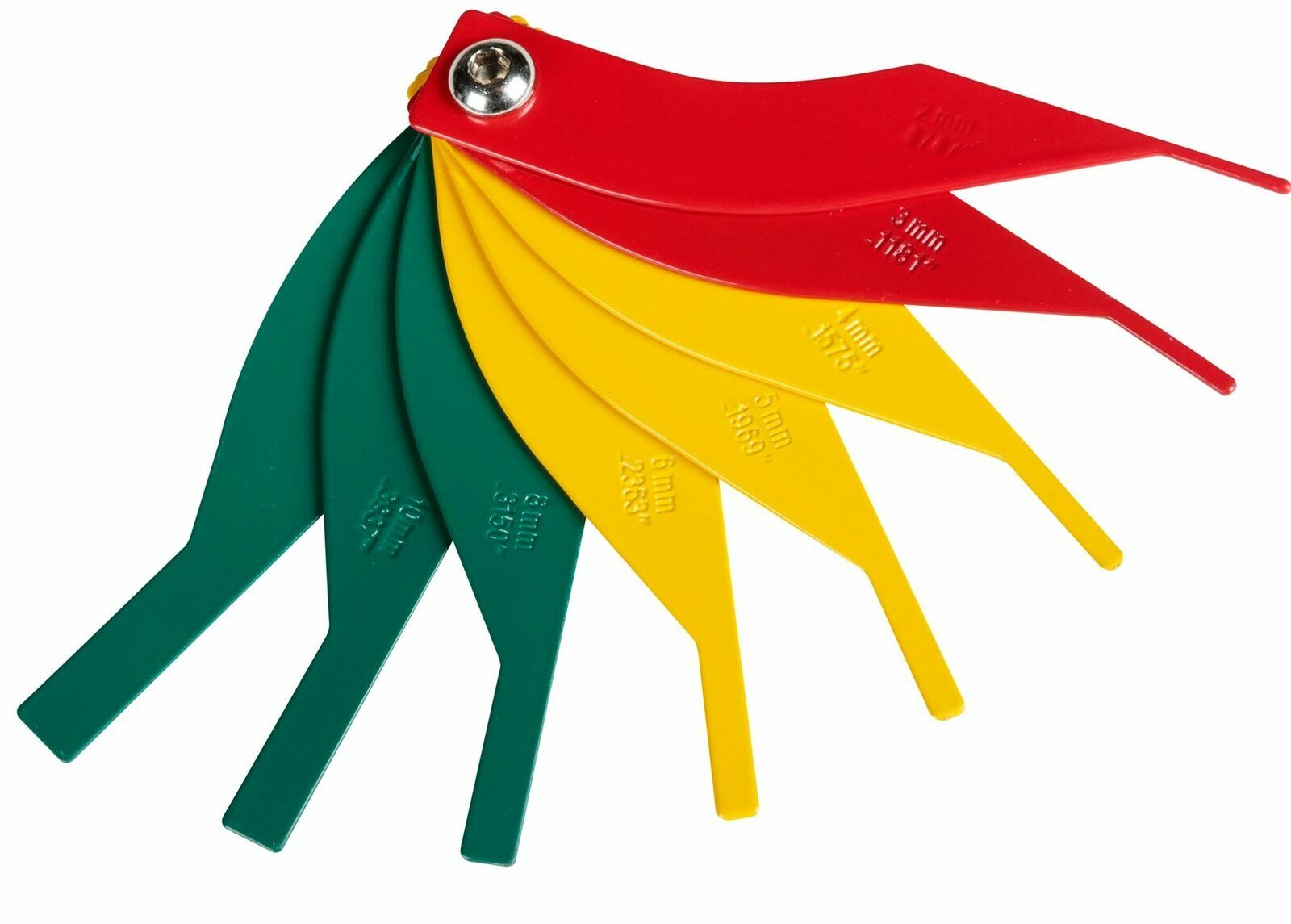 Brake Pad Thickness Gauge Thickness Measuring Brake Pad Gauge 2 – 12mm 8pc