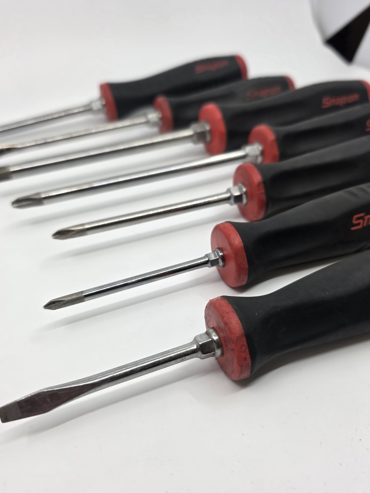 Snap-on Tools Screwdriver Set Phillips & Flat Head SGD Series 7 Pieces USA T-1-2