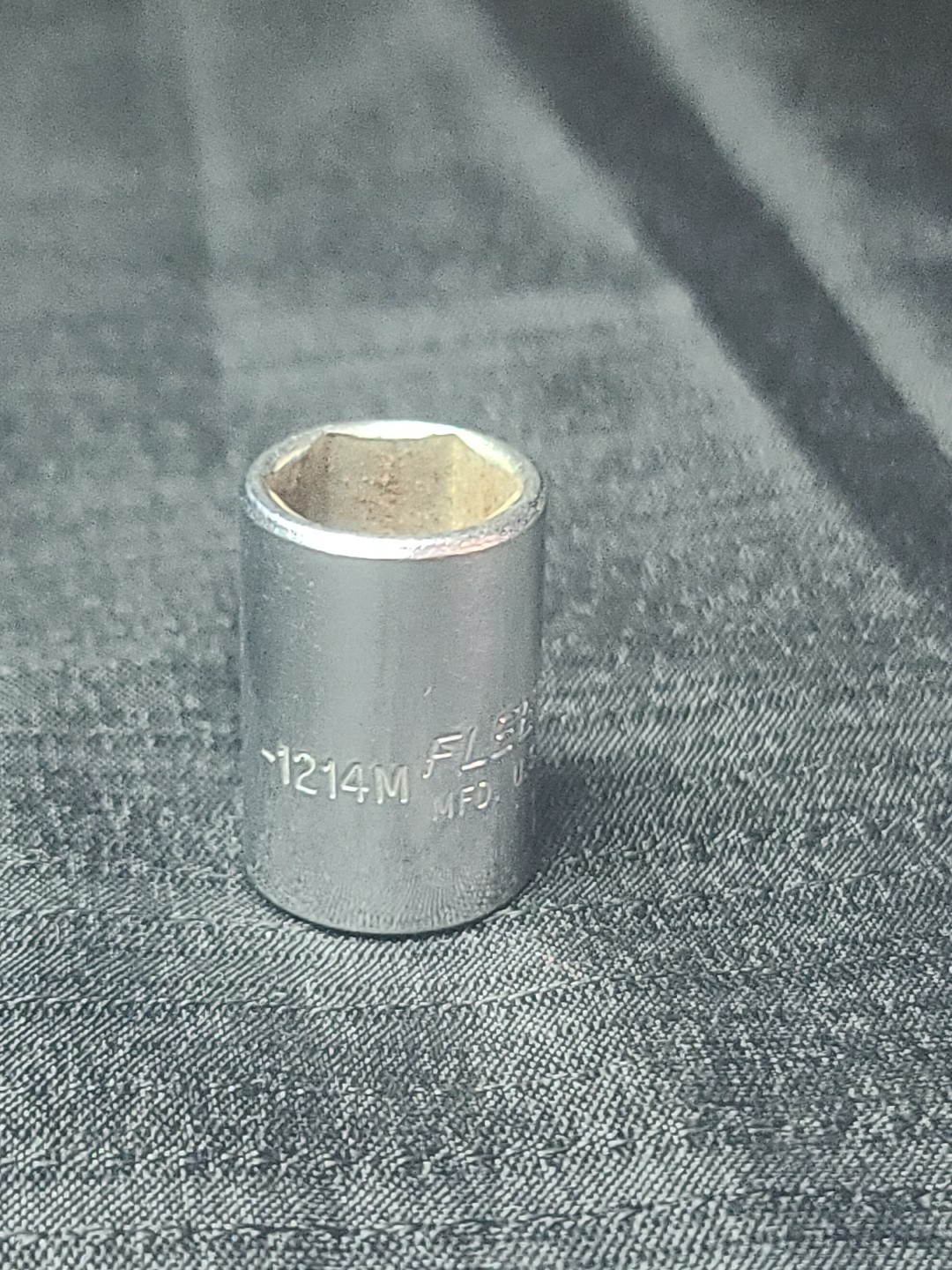 Fleet -1214 M / 3/8 Dr – 14 MM 6-Point Socket USA Vintage By Proto
