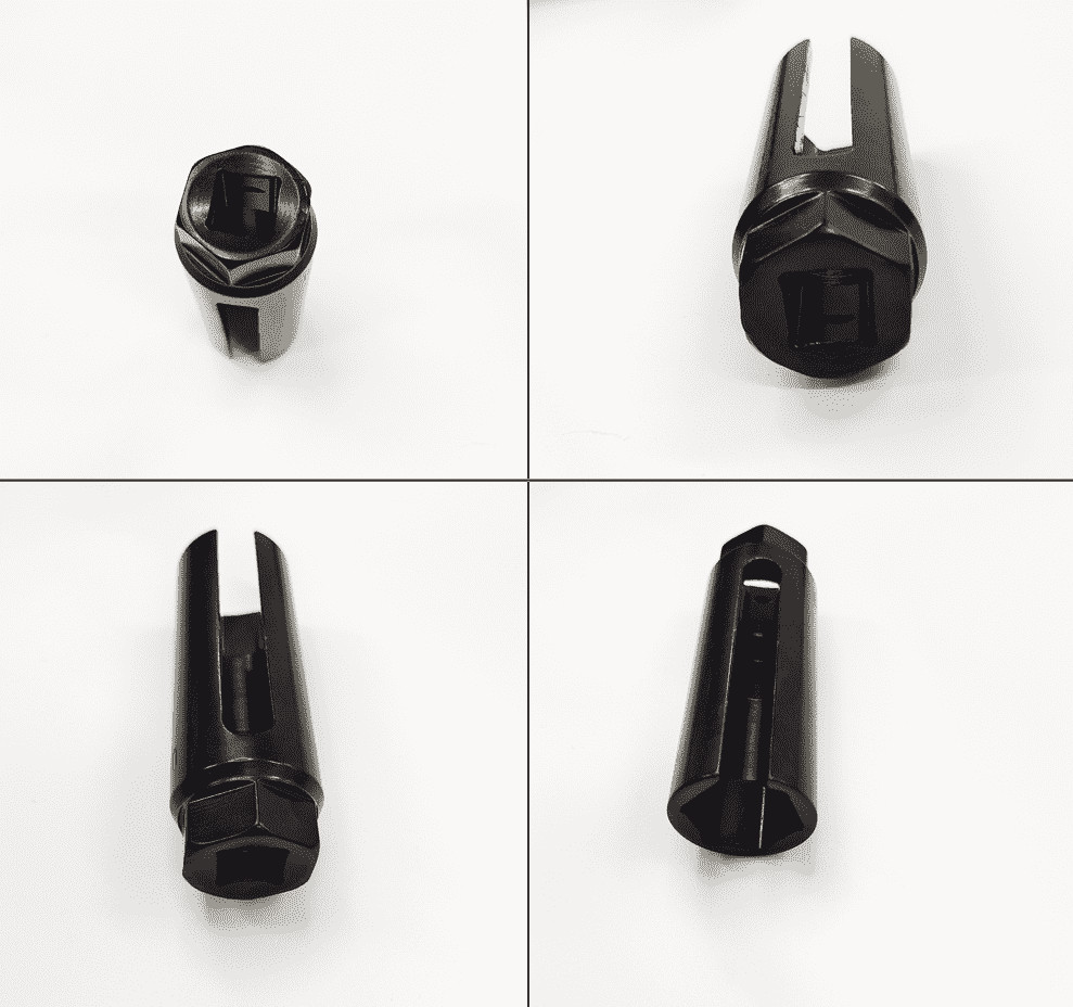 1Pcs 7/8»(22mm) 1/2» Drive Car Oxygen Sensor Socket Wrench Offset Removal Tool