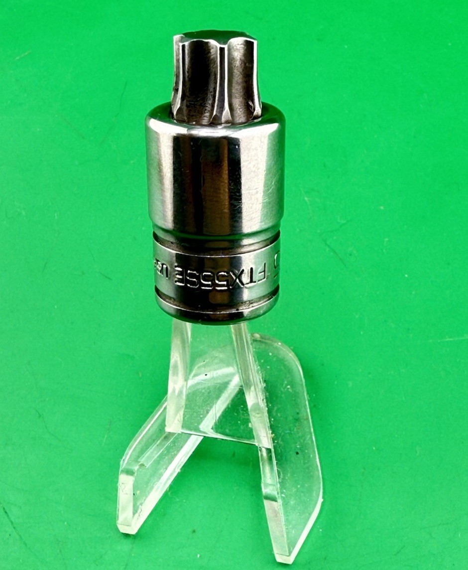 SNAP-ON FTX55SE T55 Short Torx 3/8” Drive Socket Made In The USA Snap On