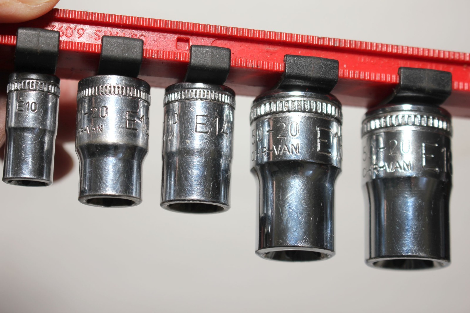 HEYCO 8 pc. External TORX Socket Set E6, E7, E8, E10, E12, E14, E16, E18 Germany