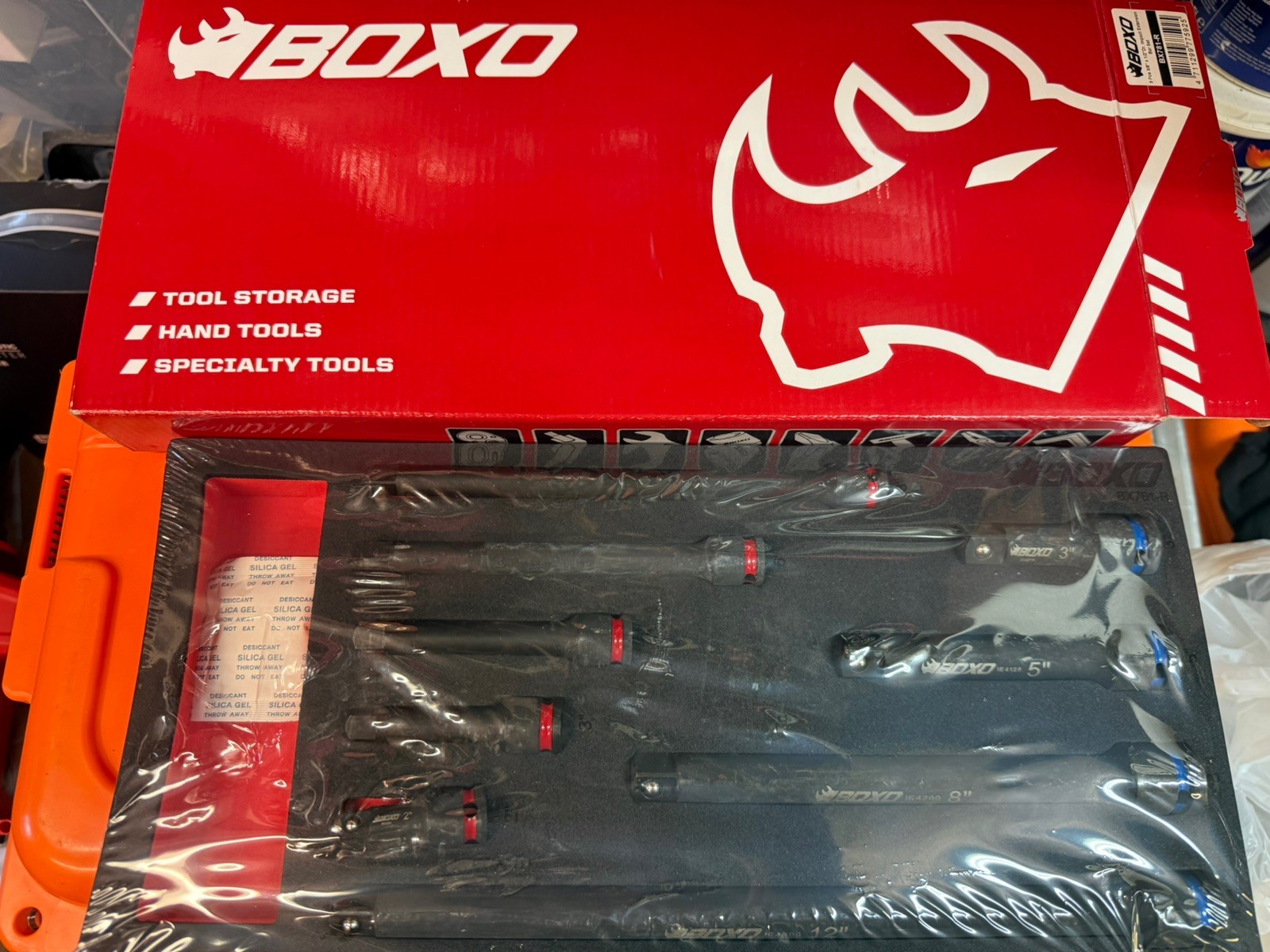 BOXO 9 PC 3/8″ & 1/2″ IMPACT EXTENSION BAR SET