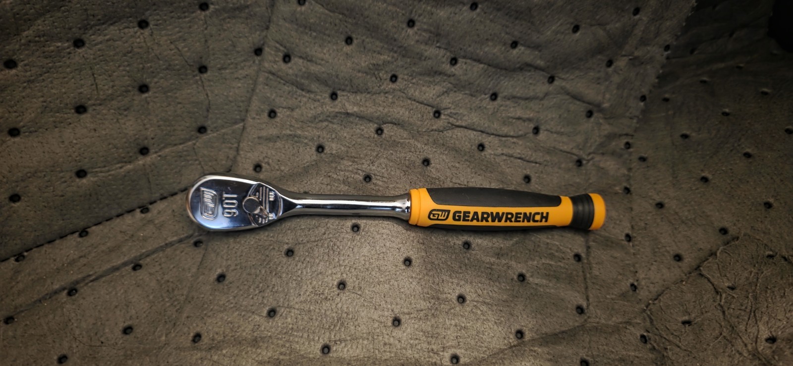 Gearwrench 1/4 Drive 90 Tooth Teardrop Ratchet Cushion Grip 6″ 81007T