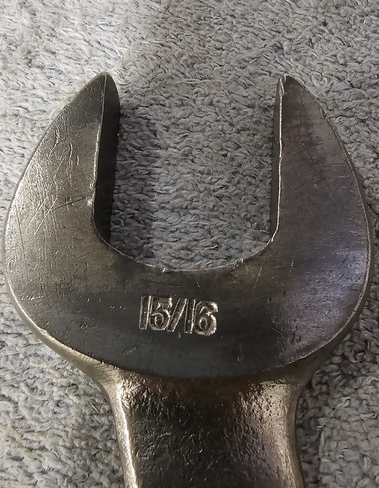 🇺🇸Vintage Bonney 1033-C Open End Wrench 15/16″×1″ Chrome Vanadium Nice!!